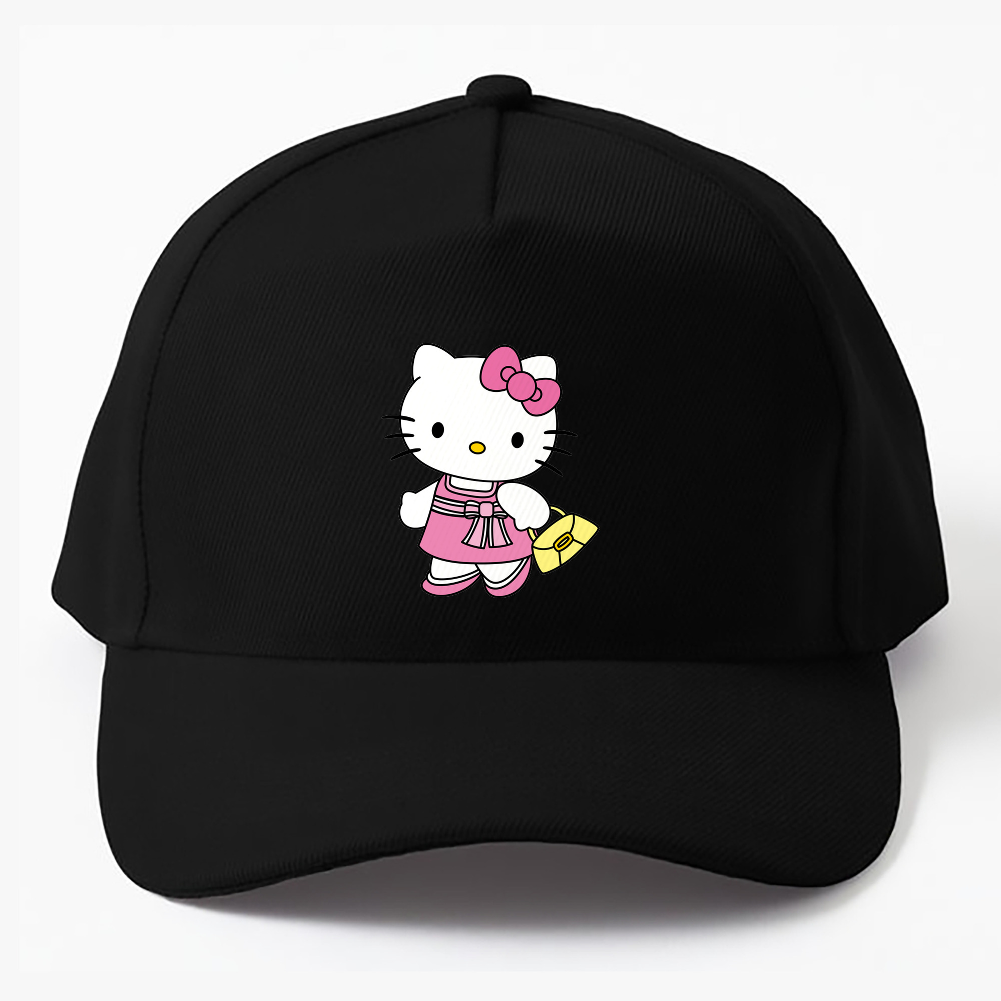 （画像用） Hello Kitty ハローキティ ベースボールキャップ 綿100％ 男女兼用 帽子 スポーツ