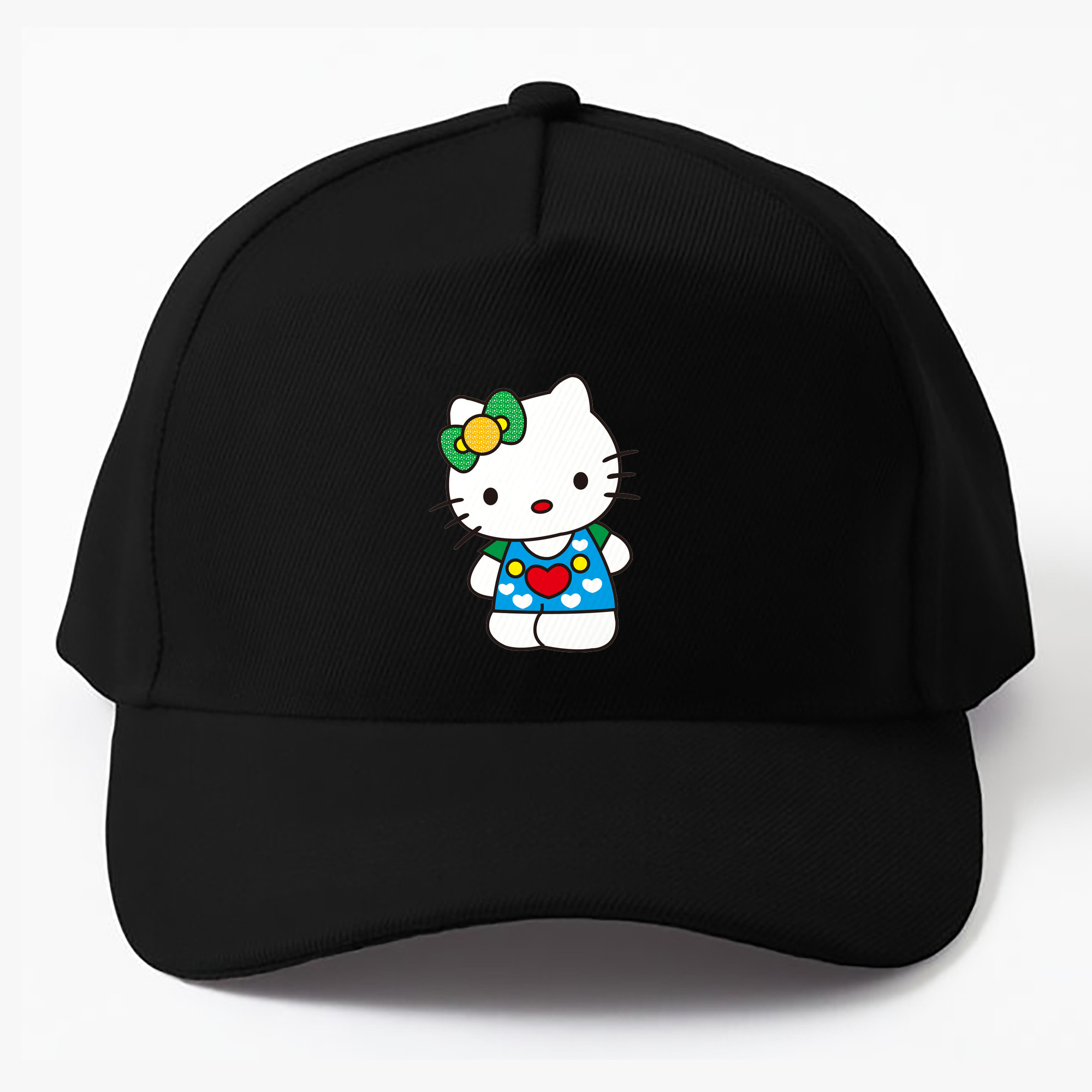 （画像用） Hello Kitty ハローキティ ベースボールキャップ 綿100％ 男女兼用 帽子 スポーツ