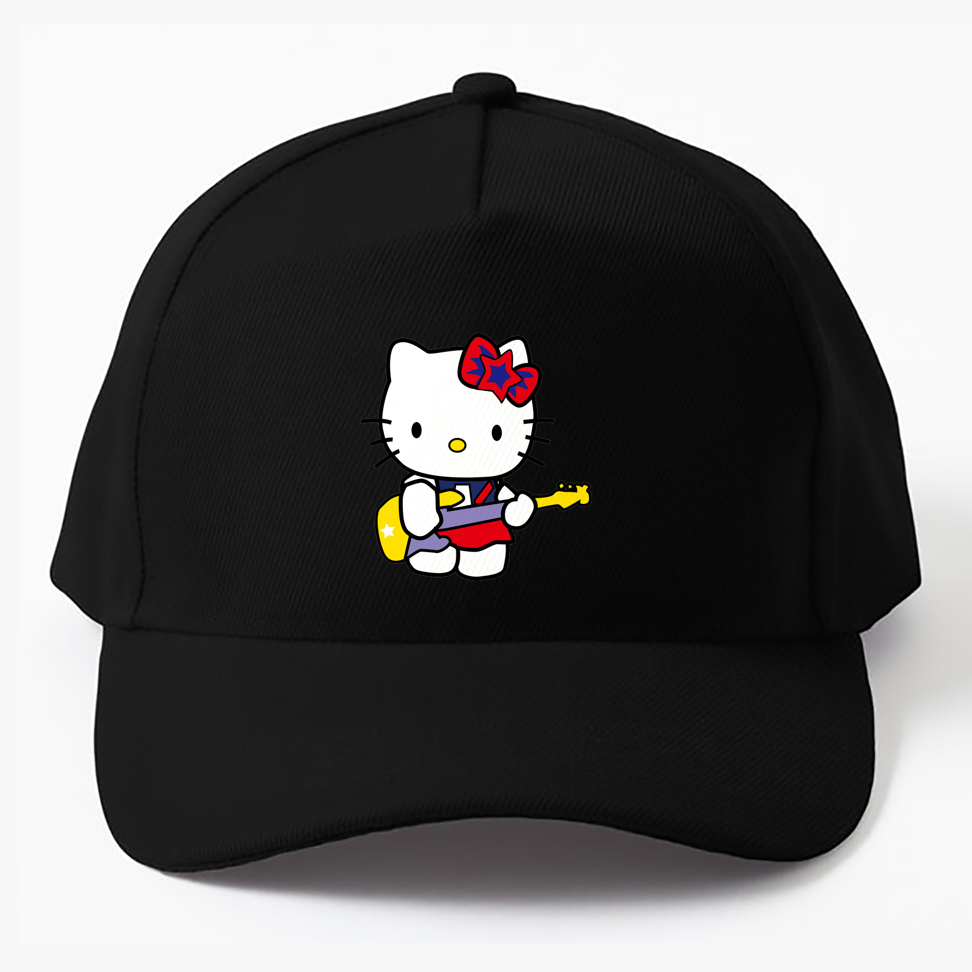 （画像用） Hello Kitty ハローキティ ベースボールキャップ 綿100％ 男女兼用 帽子 スポーツ