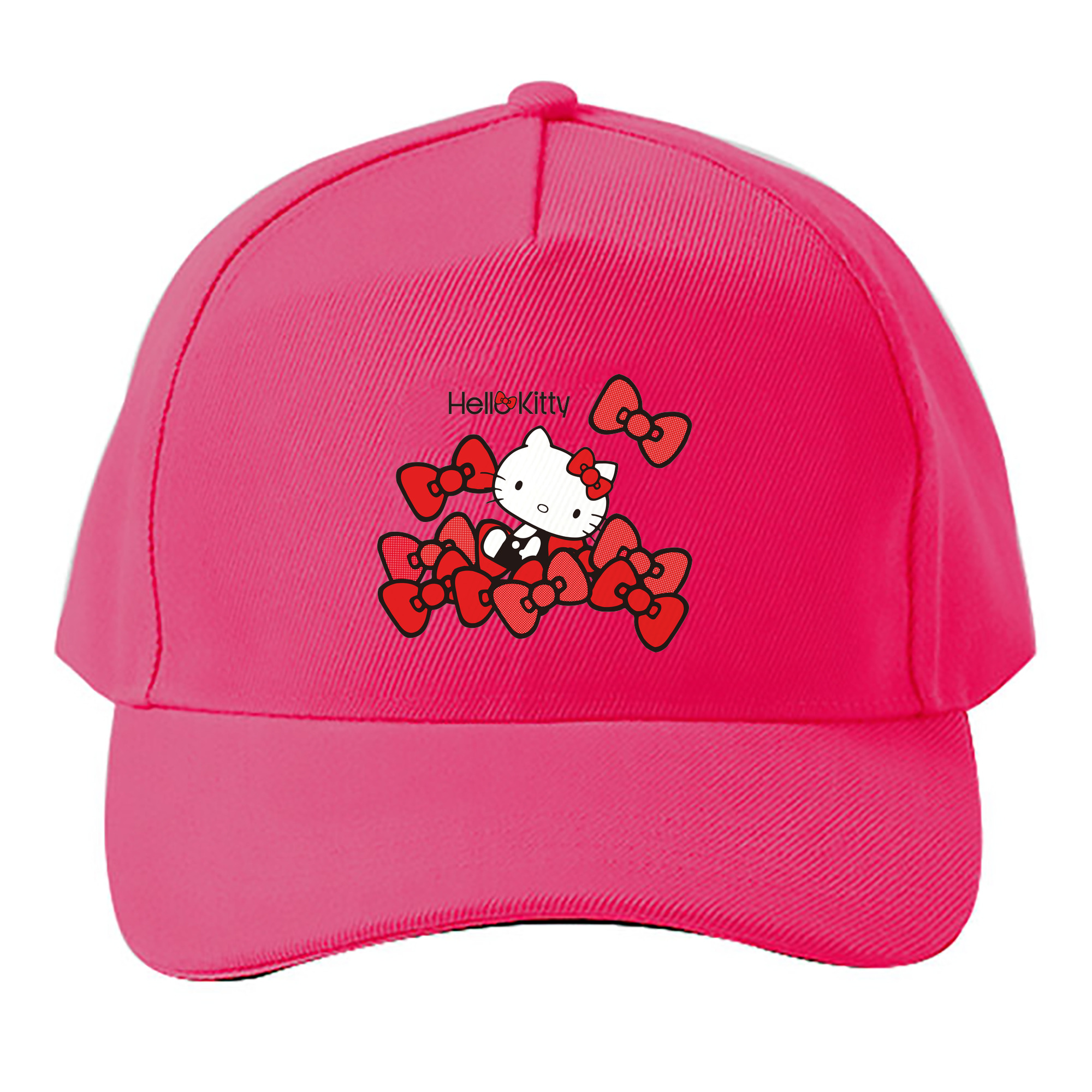 （画像用） Hello Kitty ハローキティ ベースボールキャップ 綿100％ 男女兼用 帽子 スポーツ