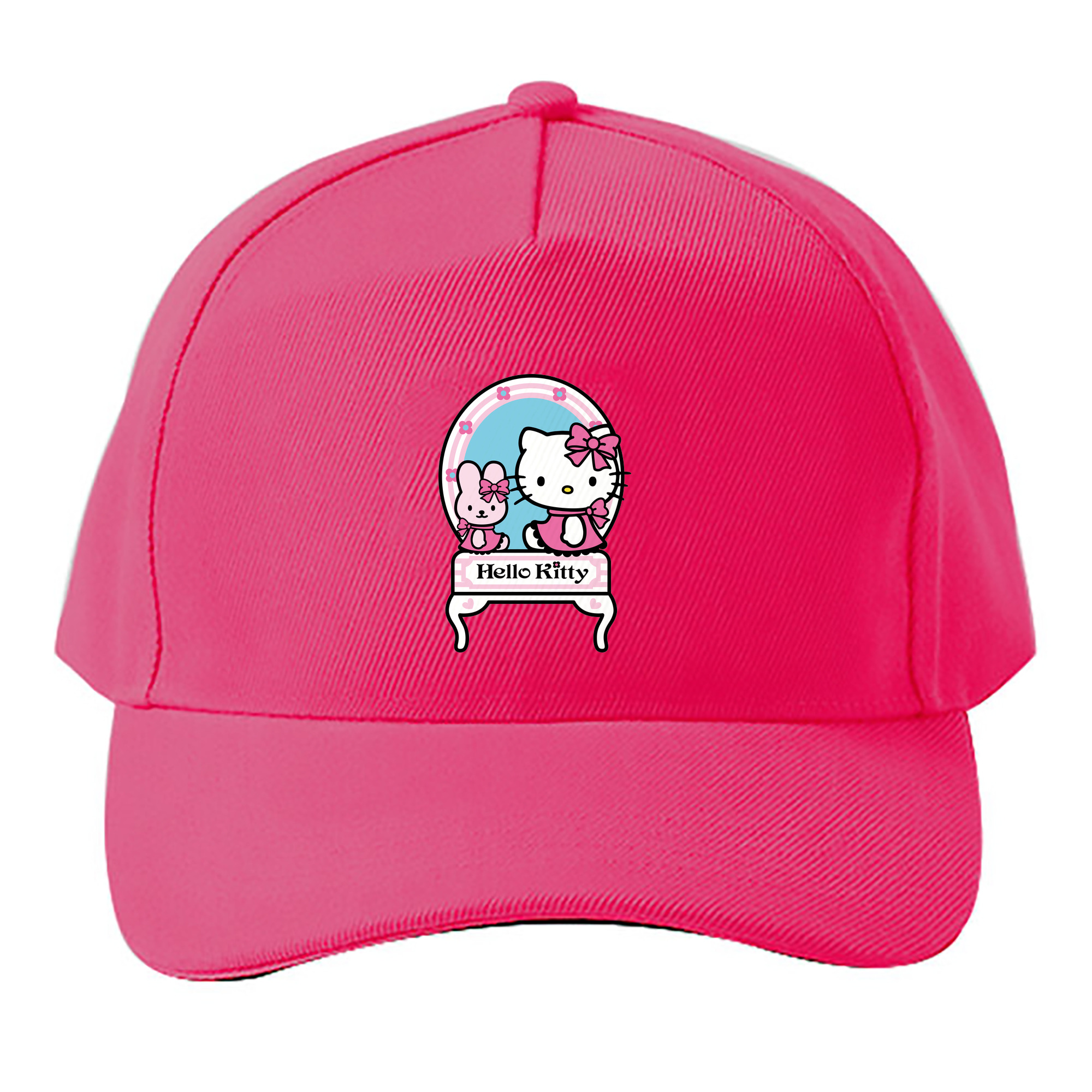（画像用） Hello Kitty ハローキティ ベースボールキャップ 綿100％ 男女兼用 帽子 スポーツ