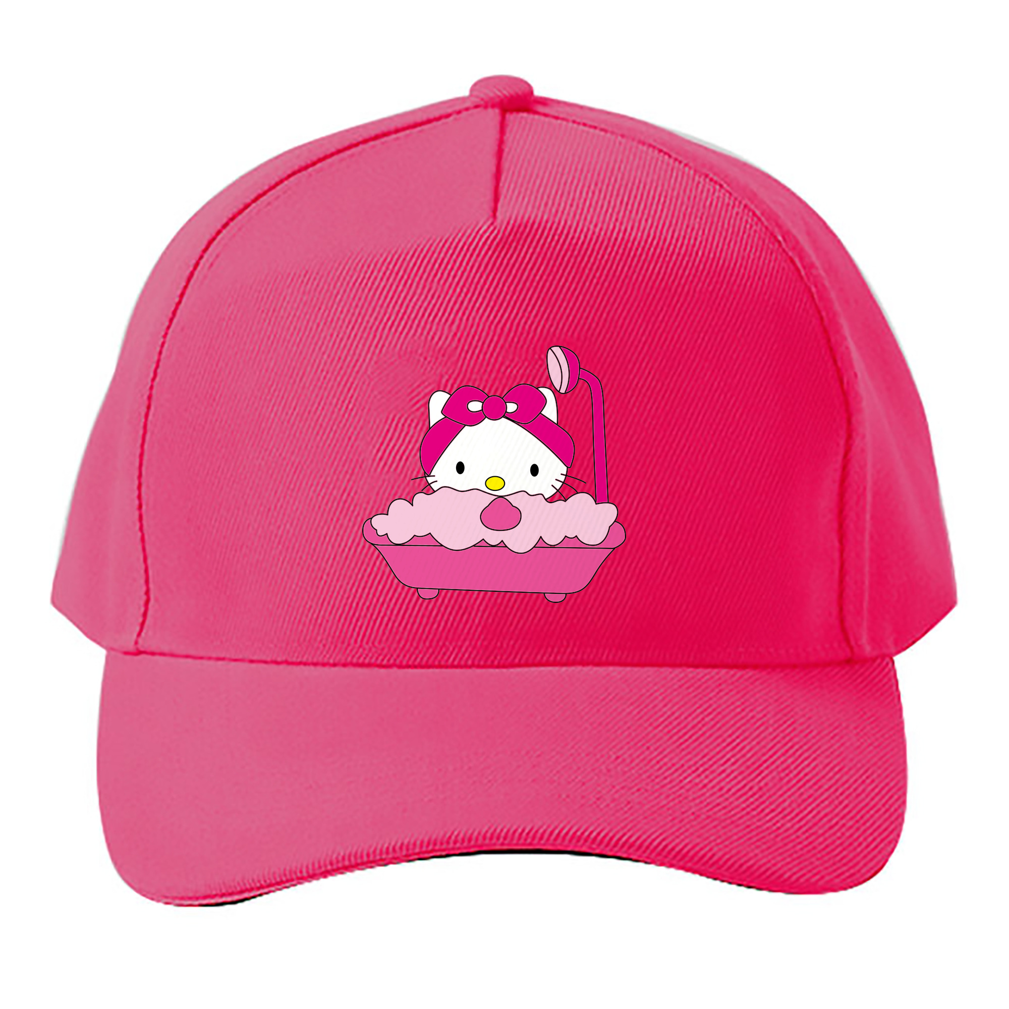 （画像用） Hello Kitty ハローキティ ベースボールキャップ 綿100％ 男女兼用 帽子 スポーツ