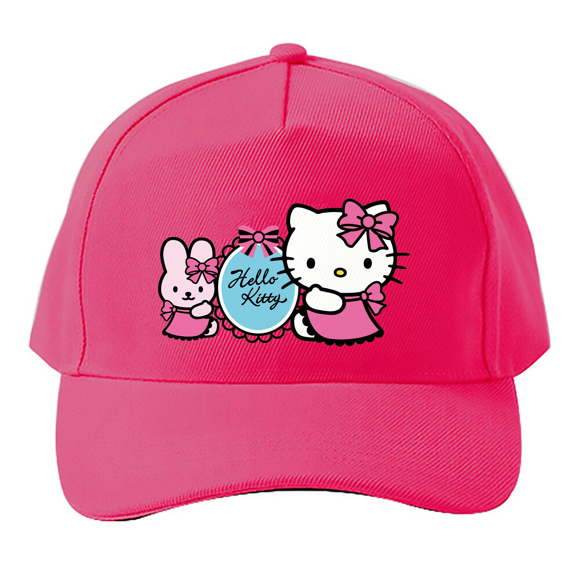 （画像用） Hello Kitty ハローキティ ベースボールキャップ 綿100％ 男女兼用 帽子 スポーツ