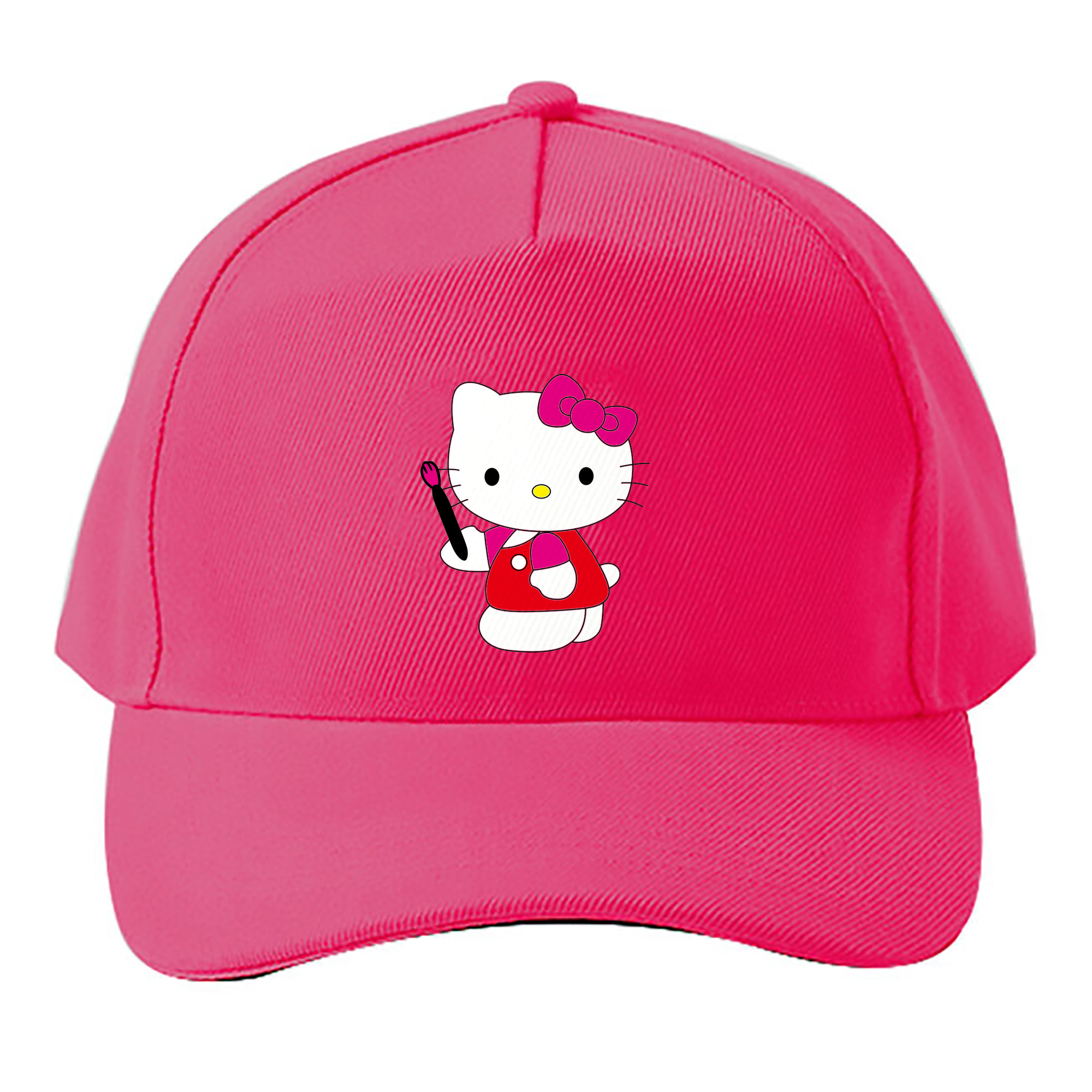 （画像用） Hello Kitty ハローキティ ベースボールキャップ 綿100％ 男女兼用 帽子 スポーツ