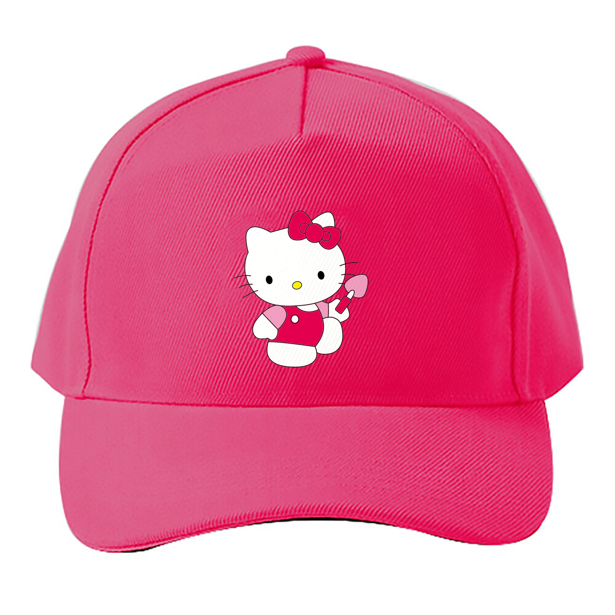 （画像用） Hello Kitty ハローキティ ベースボールキャップ 綿100％ 男女兼用 帽子 スポーツ
