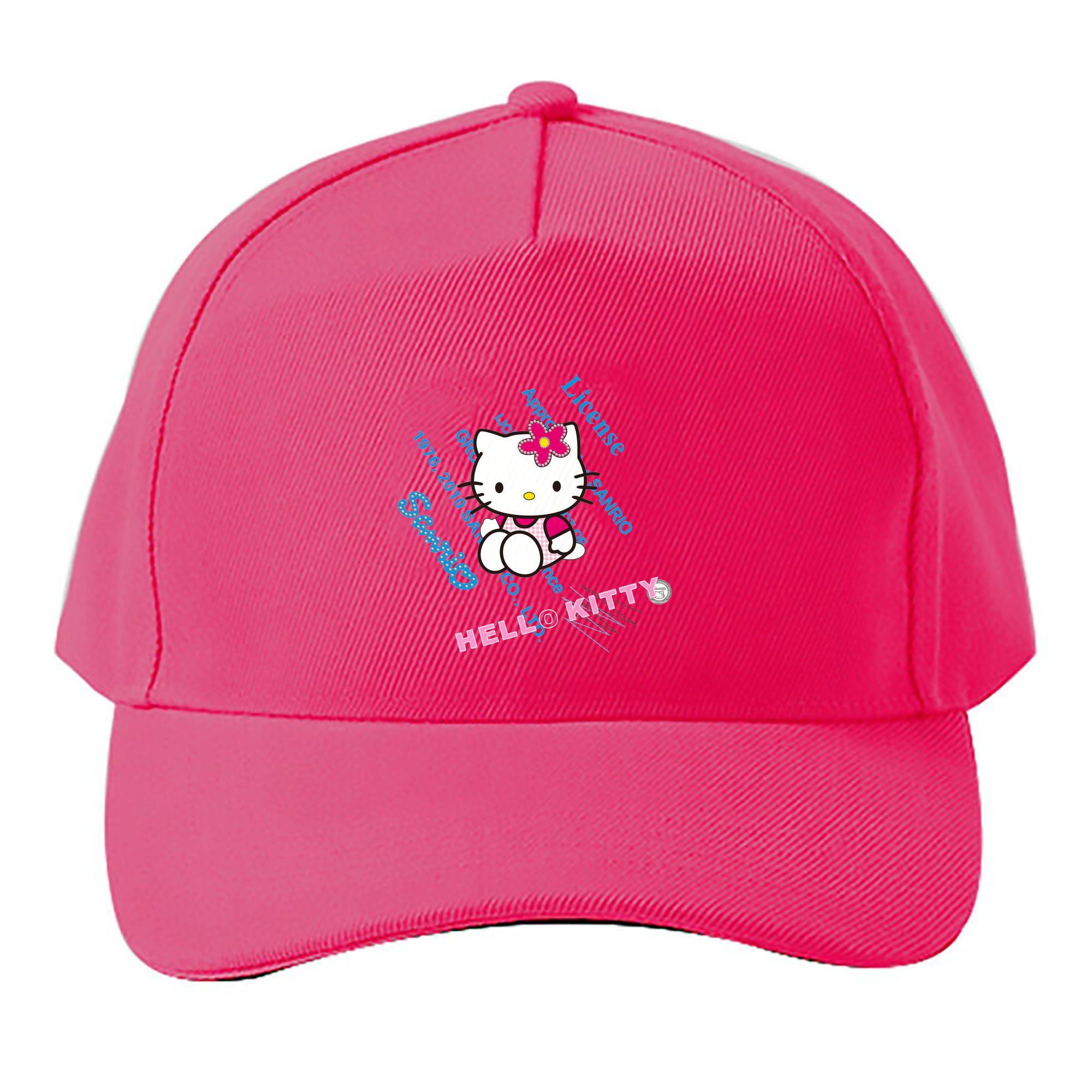 （画像用） Hello Kitty ハローキティ ベースボールキャップ 綿100％ 男女兼用 帽子 スポーツ