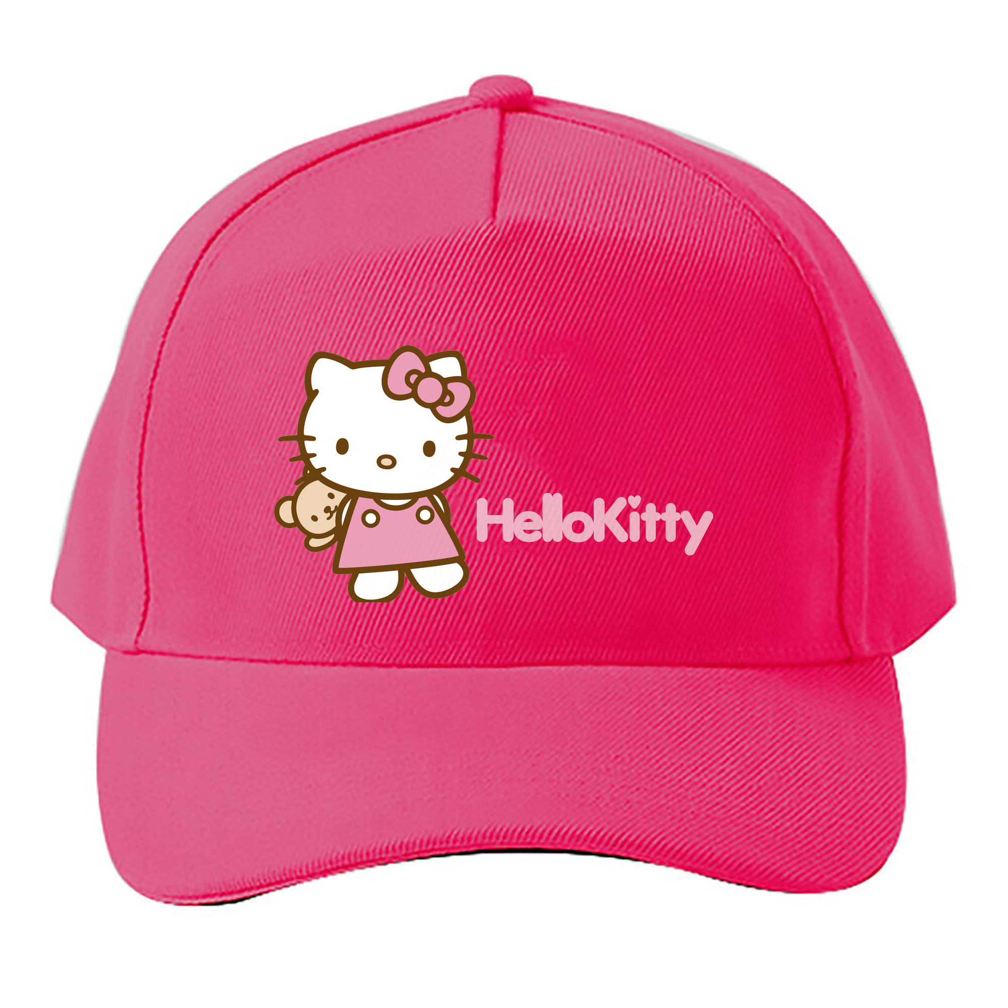 （画像用） Hello Kitty ハローキティ ベースボールキャップ 綿100％ 男女兼用 帽子 スポーツ