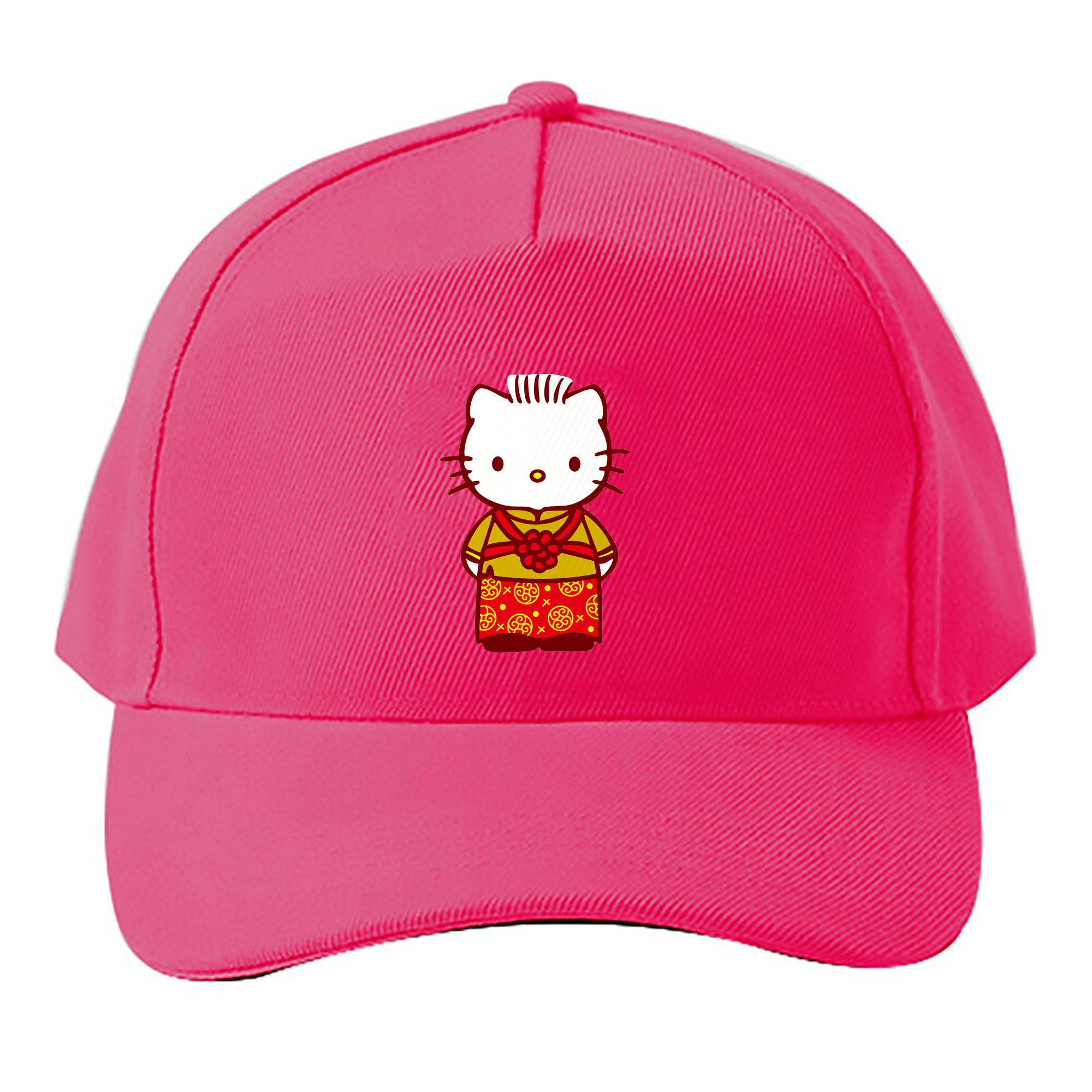 （画像用） Hello Kitty ハローキティ ベースボールキャップ 綿100％ 男女兼用 帽子 スポーツ