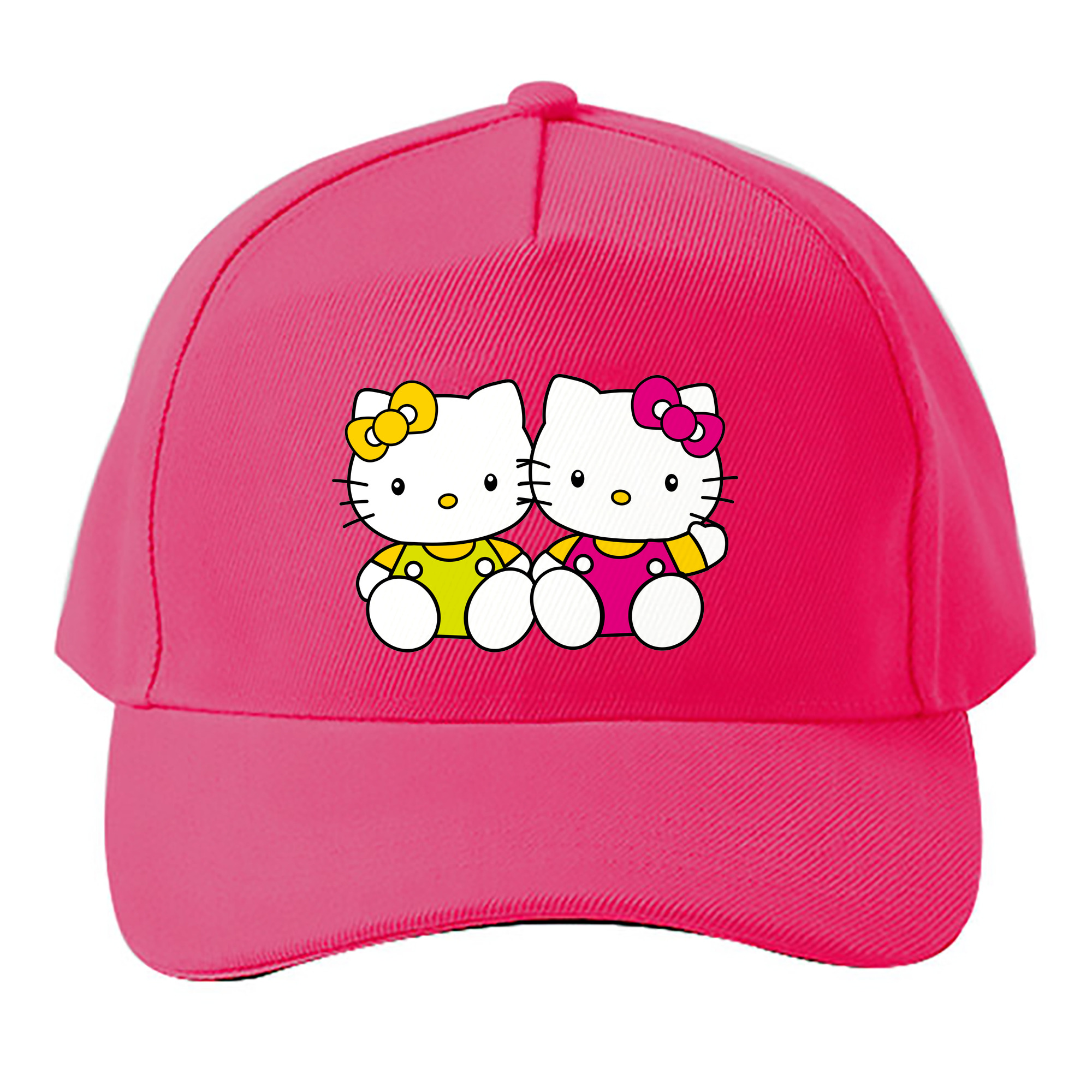 （画像用） Hello Kitty ハローキティ ベースボールキャップ 綿100％ 男女兼用 帽子 スポーツ