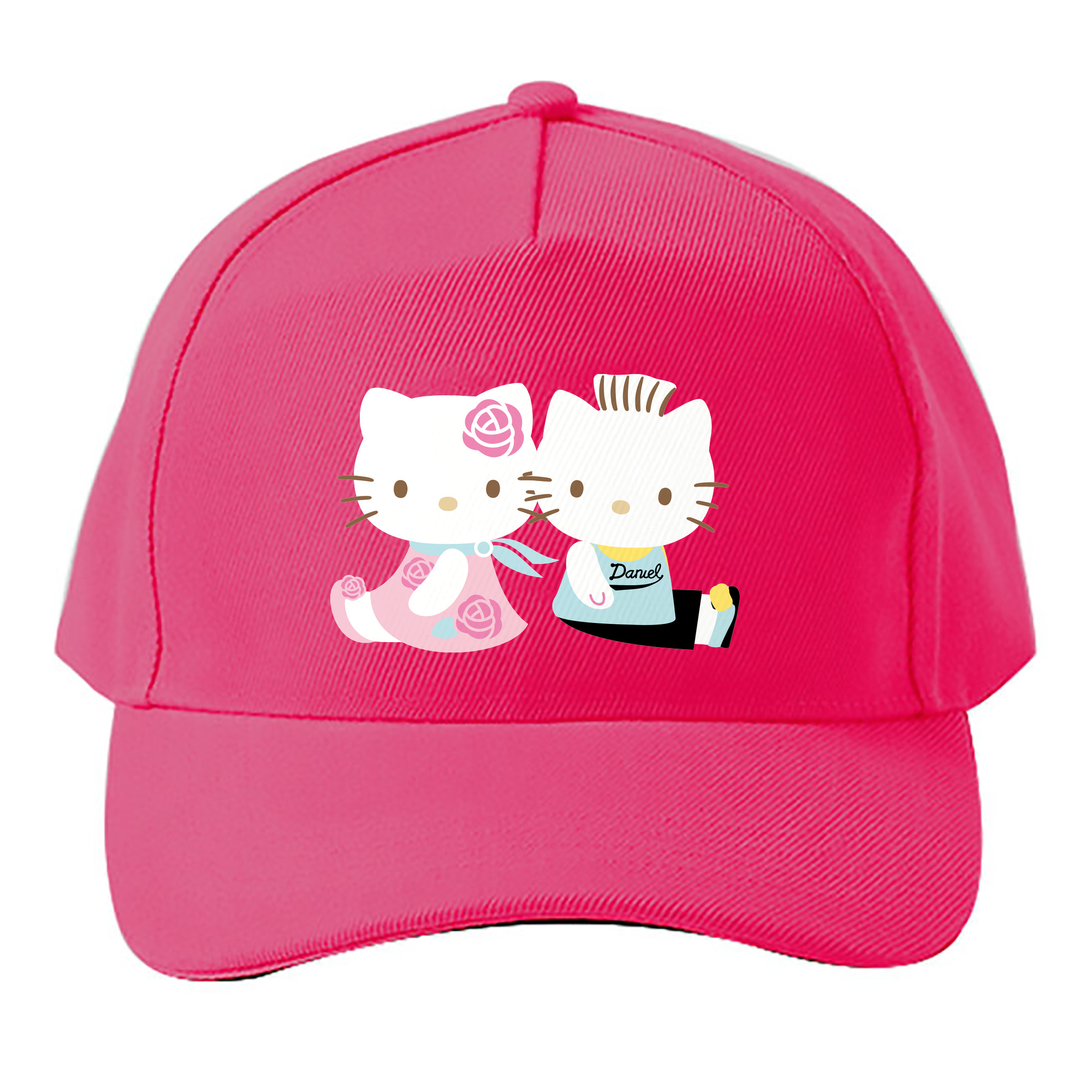 （画像用） Hello Kitty ハローキティ ベースボールキャップ 綿100％ 男女兼用 帽子 スポーツ
