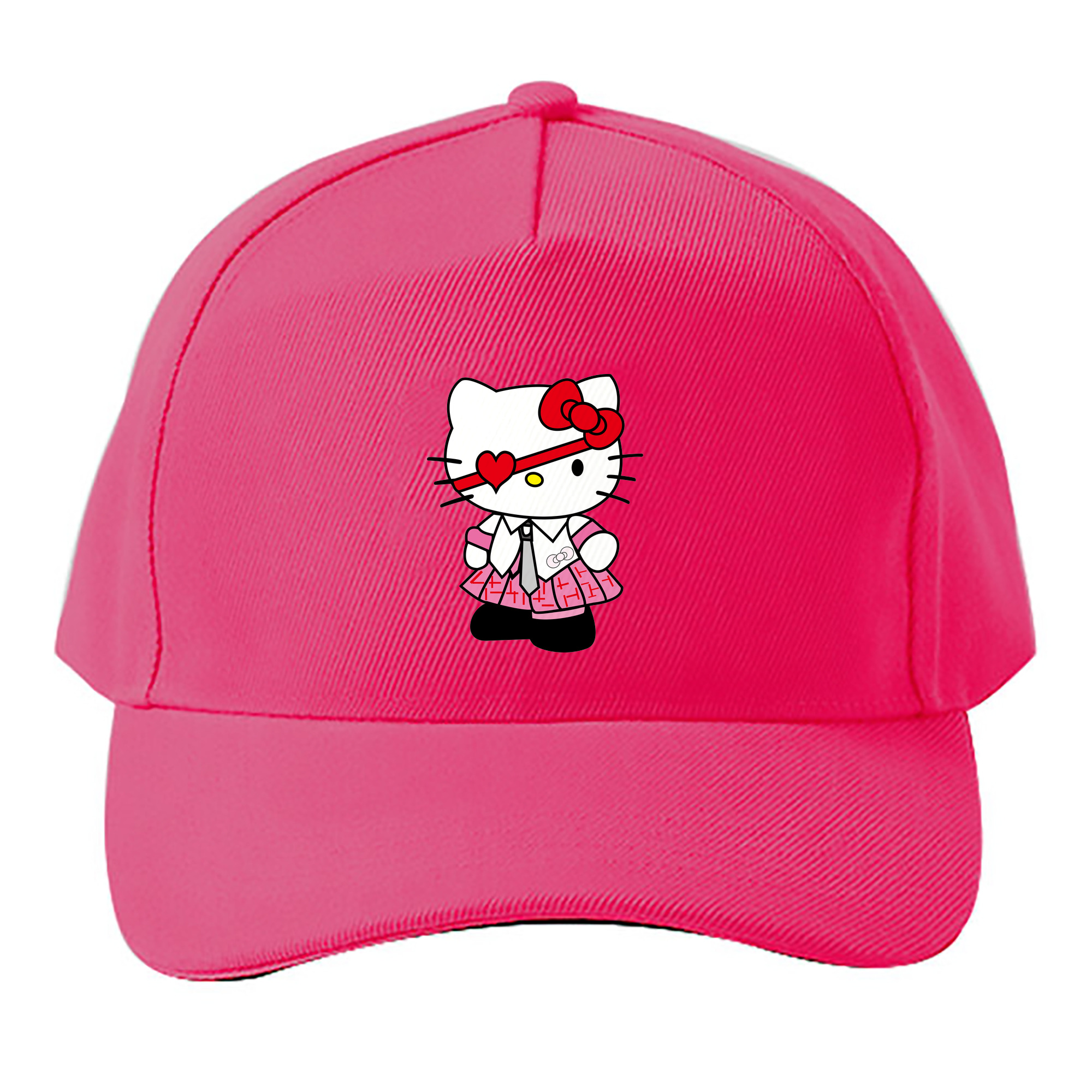 （画像用） Hello Kitty ハローキティ ベースボールキャップ 綿100％ 男女兼用 帽子 スポーツ