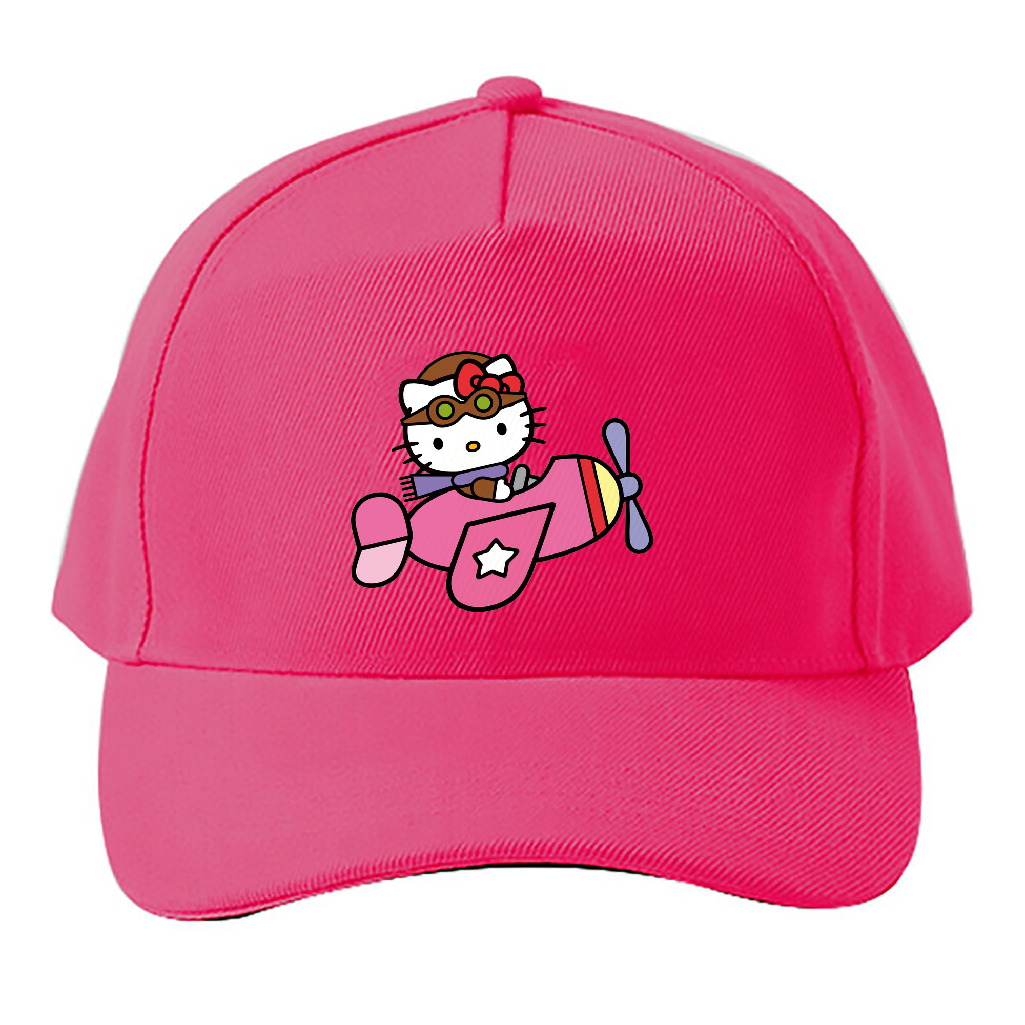 （画像用） Hello Kitty ハローキティ ベースボールキャップ 綿100％ 男女兼用 帽子 スポーツ