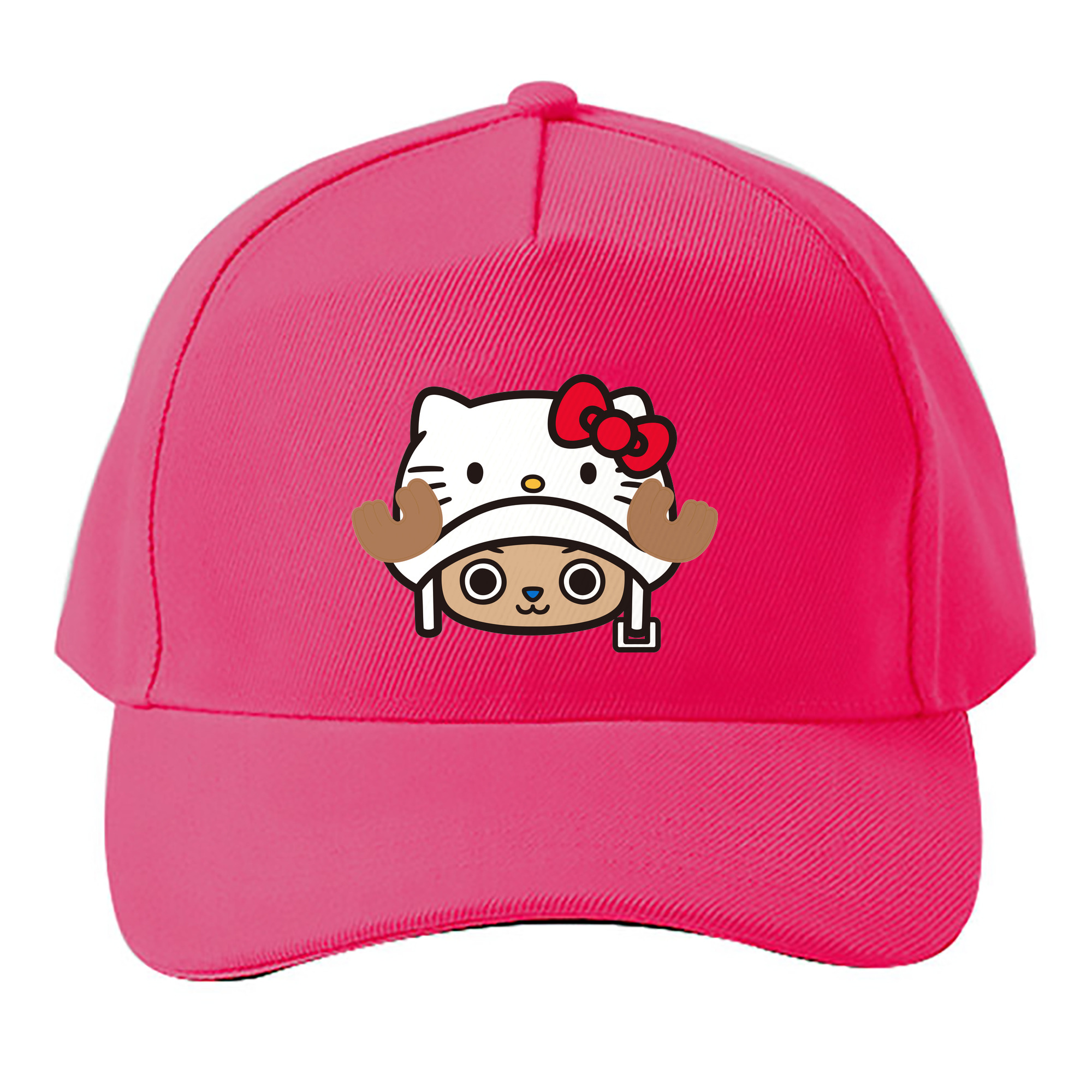 （画像用） Hello Kitty ハローキティ ベースボールキャップ 綿100％ 男女兼用 帽子 スポーツ