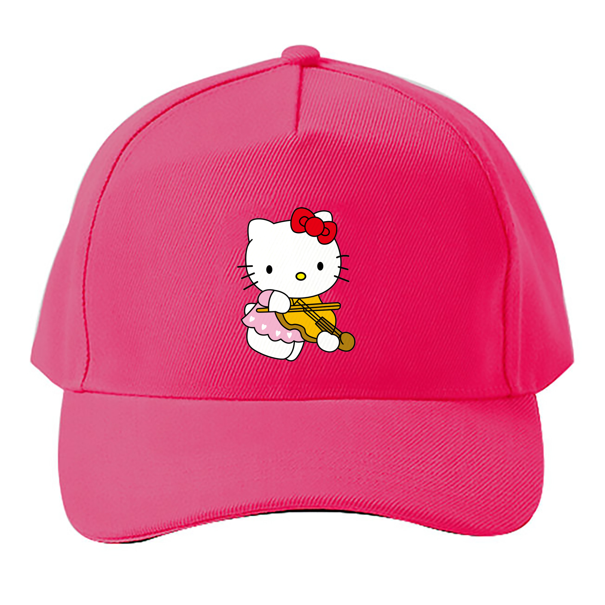 （画像用） Hello Kitty ハローキティ ベースボールキャップ 綿100％ 男女兼用 帽子 スポーツ