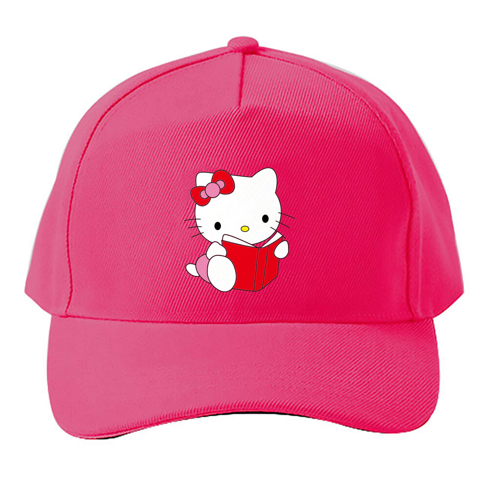 （画像用） Hello Kitty ハローキティ ベースボールキャップ 綿100％ 男女兼用 帽子 スポーツ