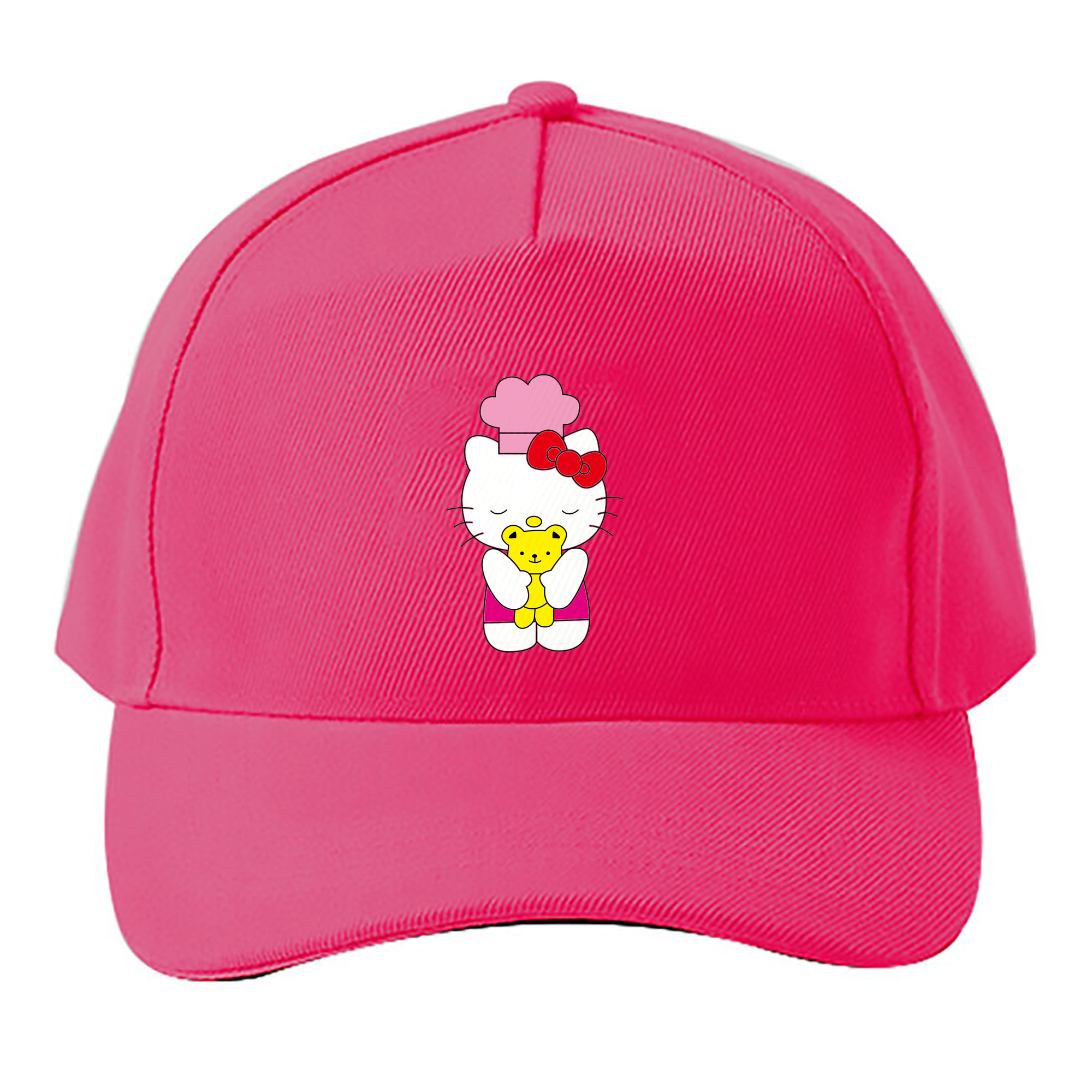 （画像用） Hello Kitty ハローキティ ベースボールキャップ 綿100％ 男女兼用 帽子 スポーツ
