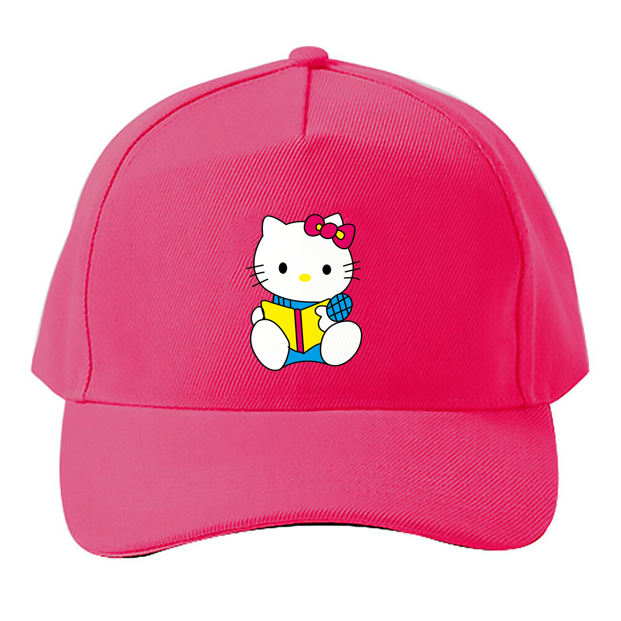 （画像用） Hello Kitty ハローキティ ベースボールキャップ 綿100％ 男女兼用 帽子 スポーツ