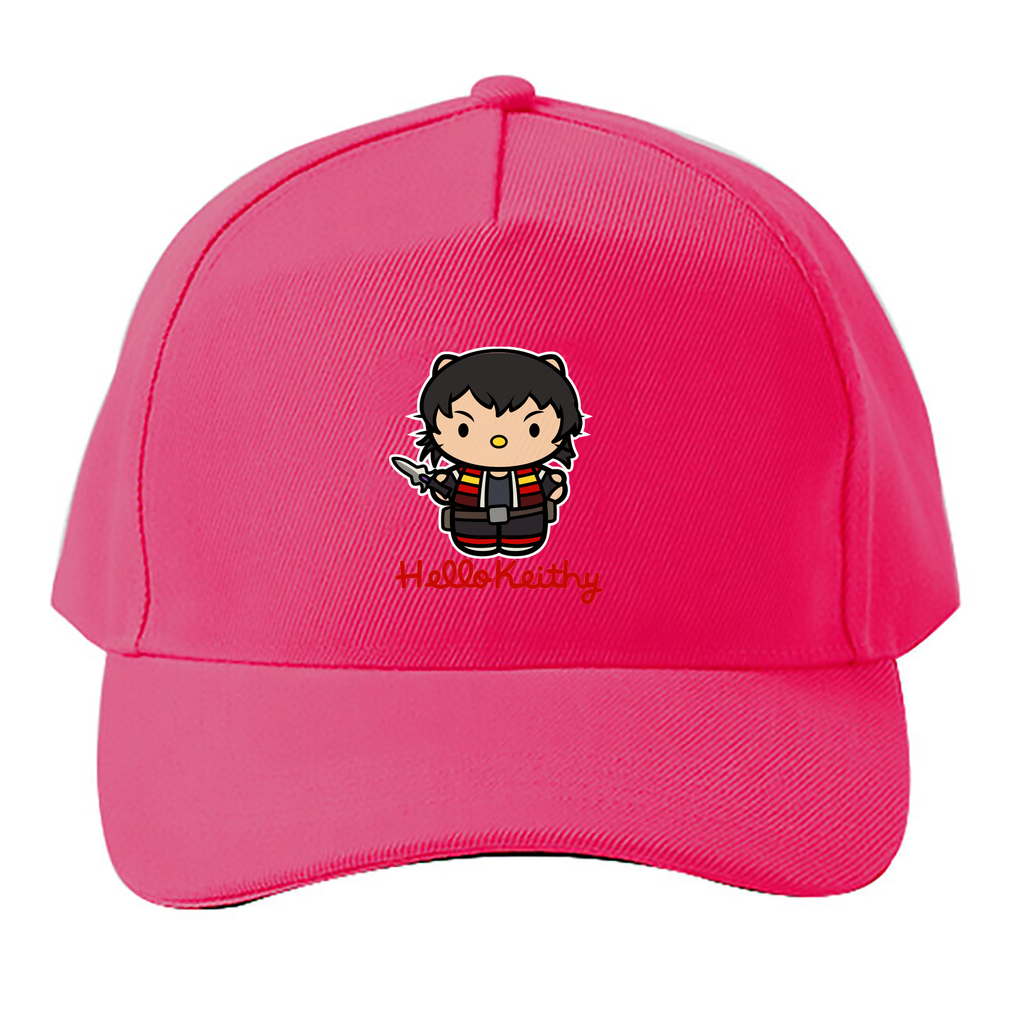 （画像用） Hello Kitty ハローキティ ベースボールキャップ 綿100％ 男女兼用 帽子 スポーツ