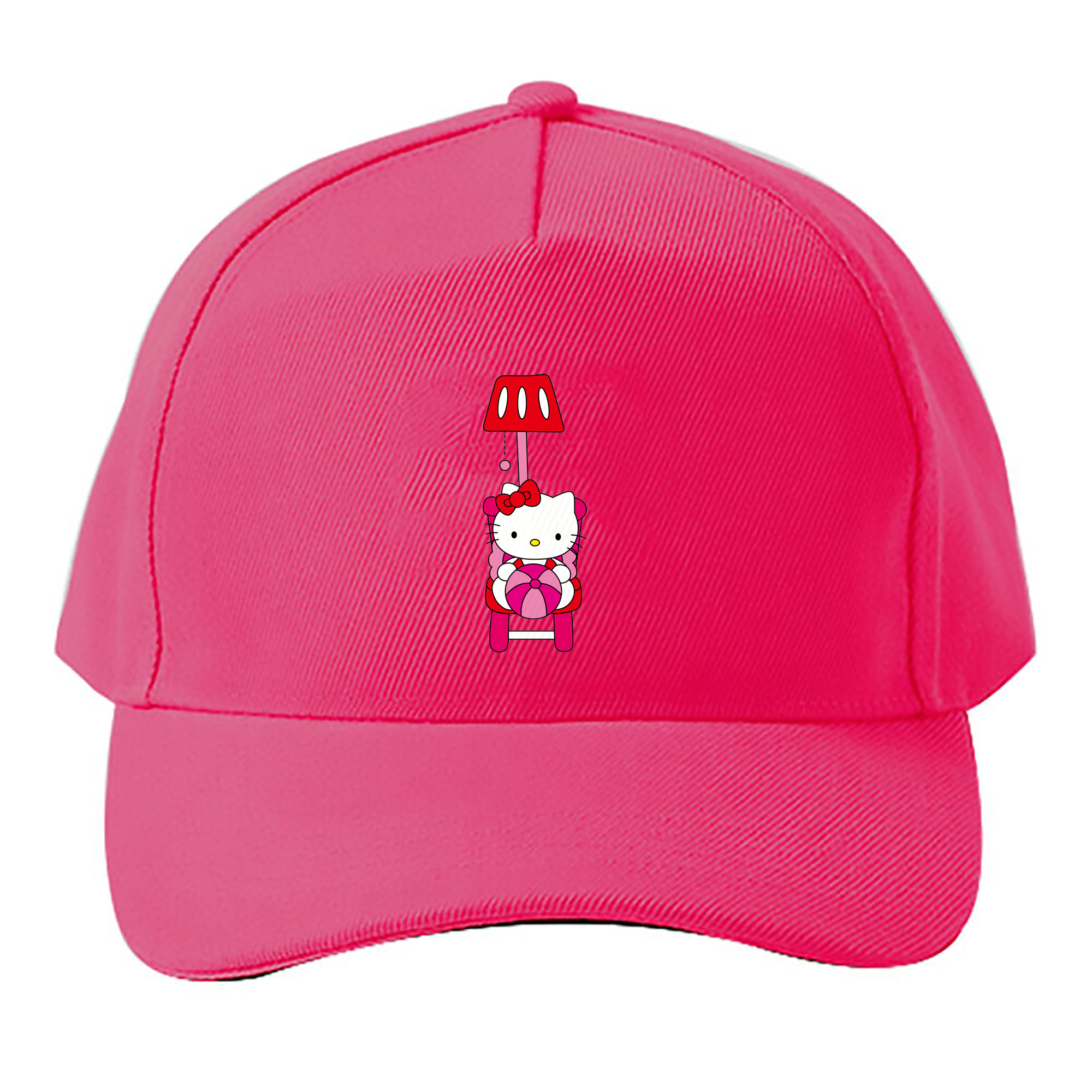 （画像用） Hello Kitty ハローキティ ベースボールキャップ 綿100％ 男女兼用 帽子 スポーツ