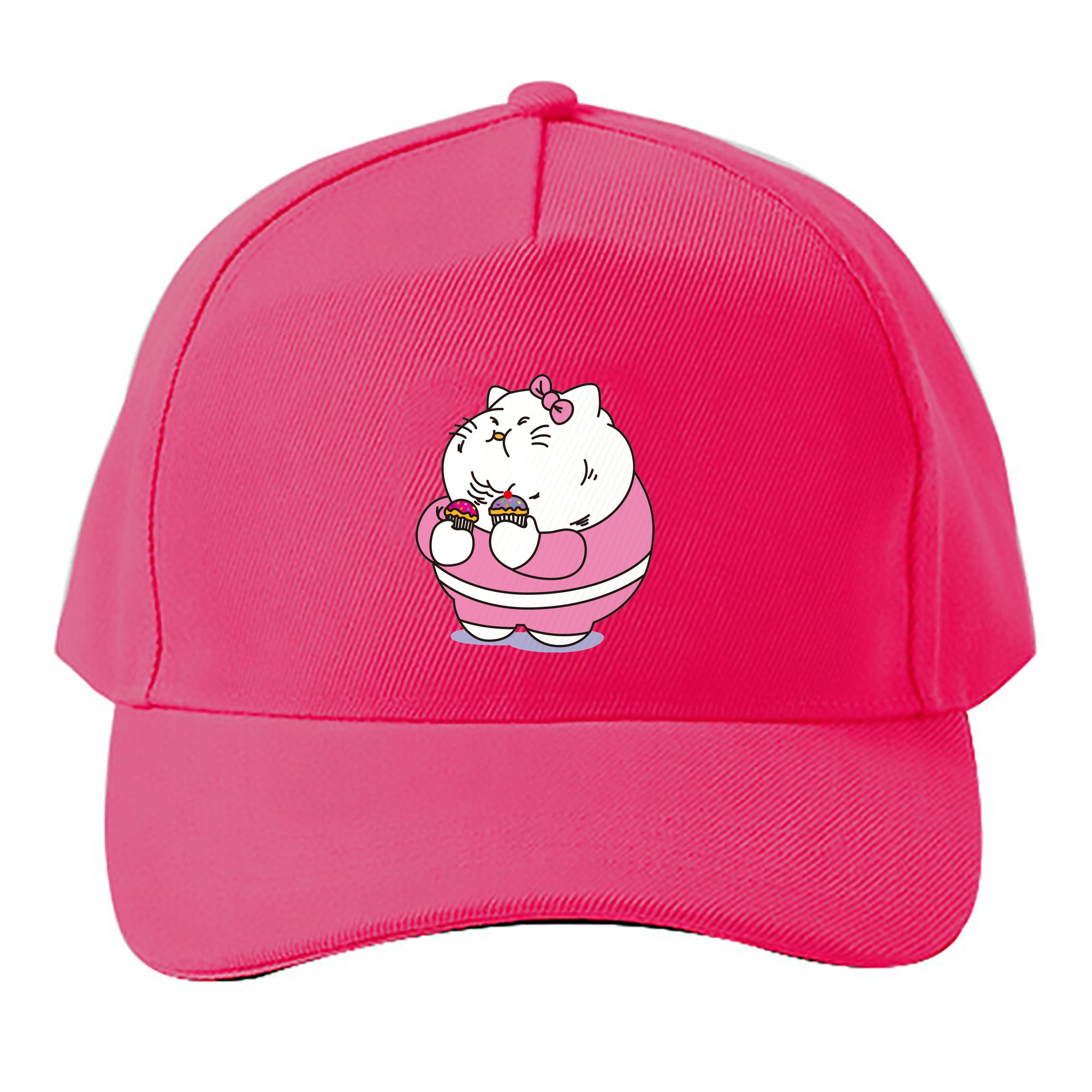 （画像用） Hello Kitty ハローキティ ベースボールキャップ 綿100％ 男女兼用 帽子 スポーツ