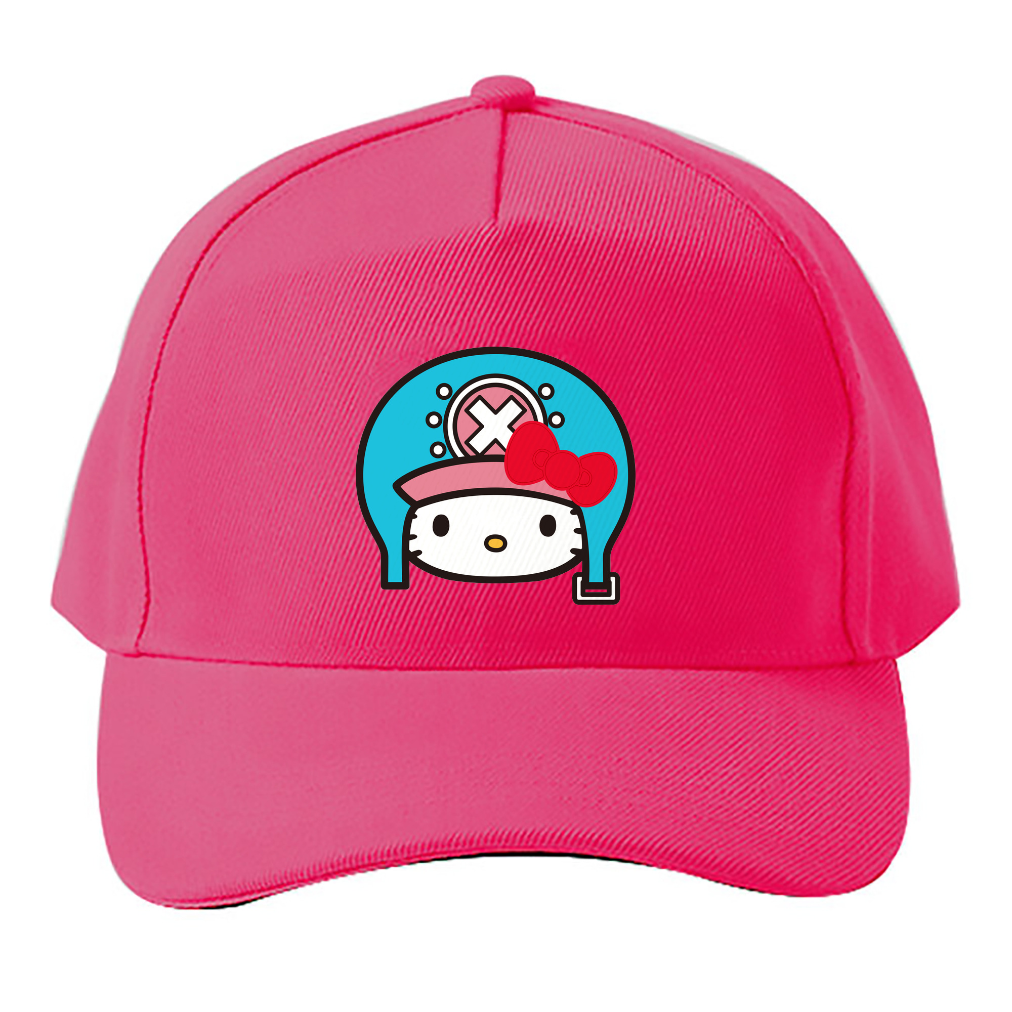 （画像用） Hello Kitty ハローキティ ベースボールキャップ 綿100％ 男女兼用 帽子 スポーツ