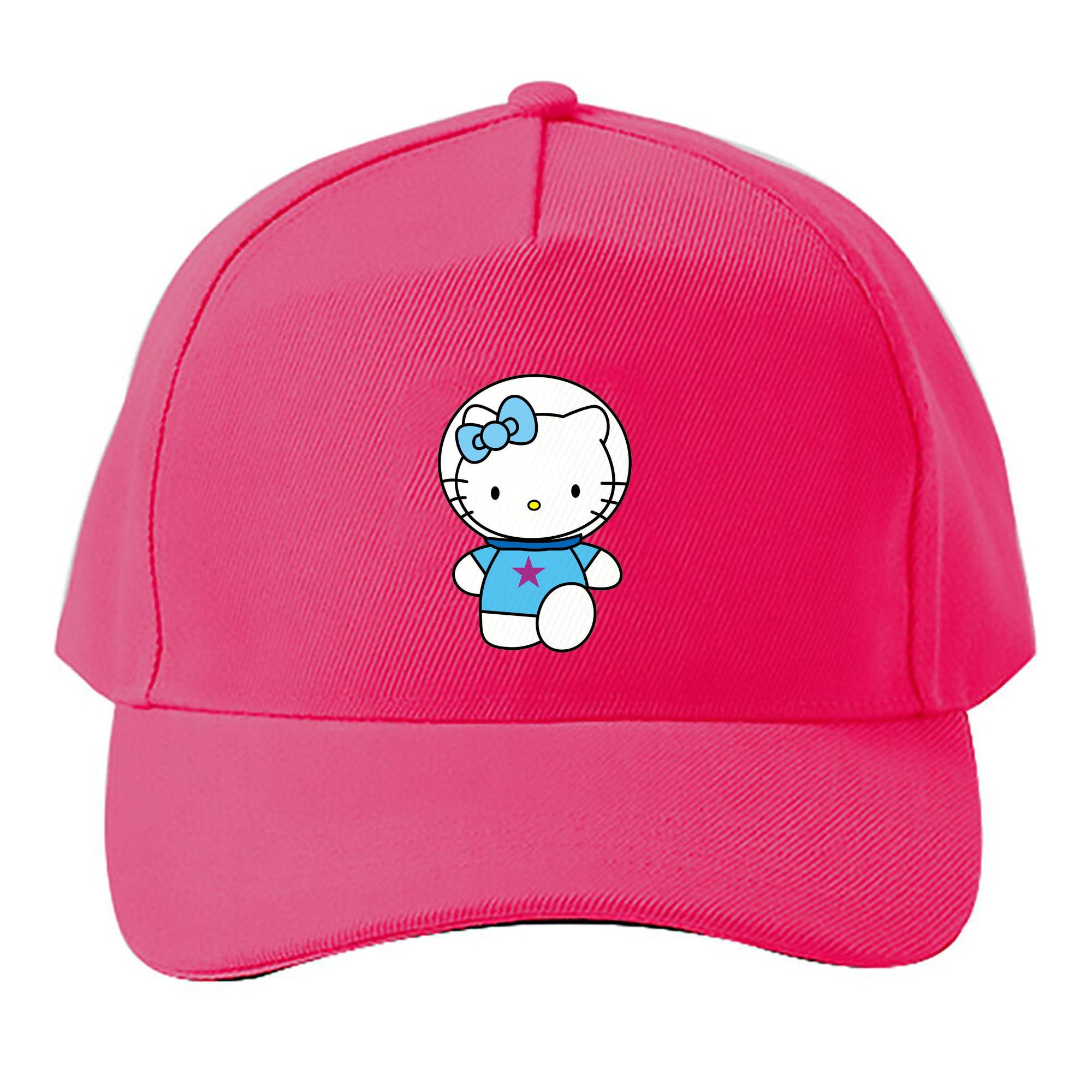 （画像用） Hello Kitty ハローキティ ベースボールキャップ 綿100％ 男女兼用 帽子 スポーツ