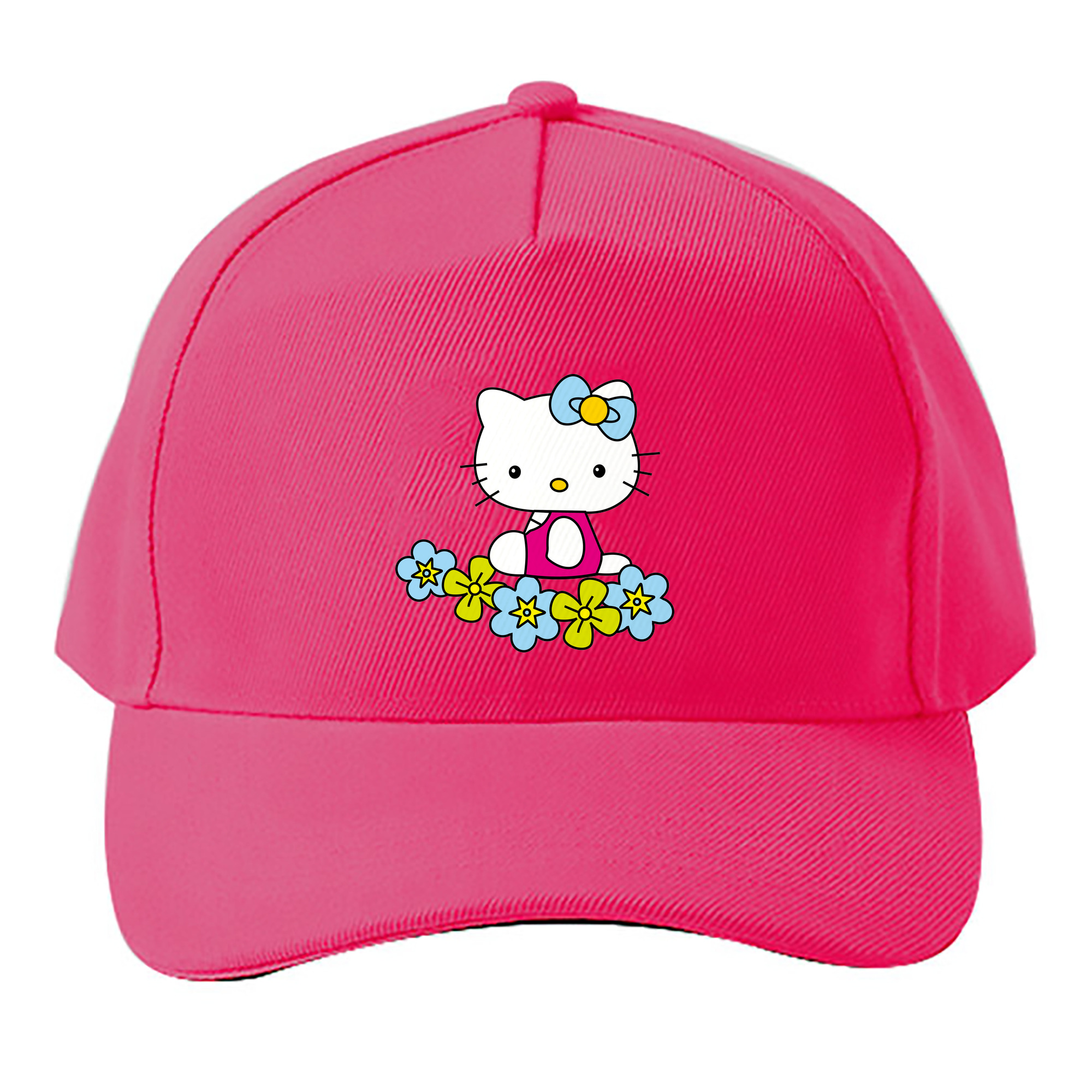 （画像用） Hello Kitty ハローキティ ベースボールキャップ 綿100％ 男女兼用 帽子 スポーツ