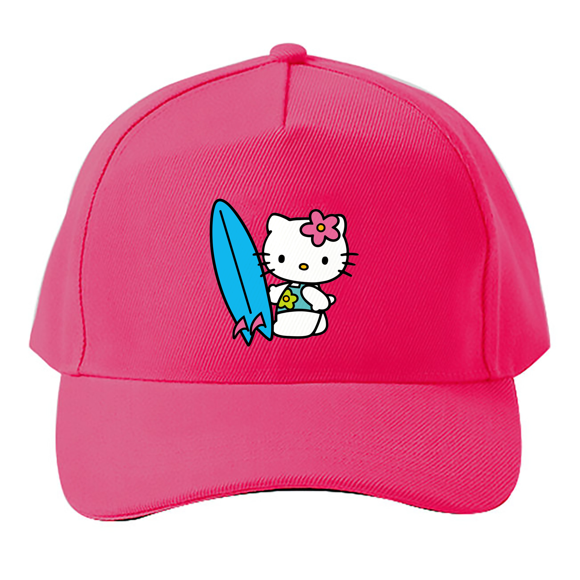 （画像用） Hello Kitty ハローキティ ベースボールキャップ 綿100％ 男女兼用 帽子 スポーツ