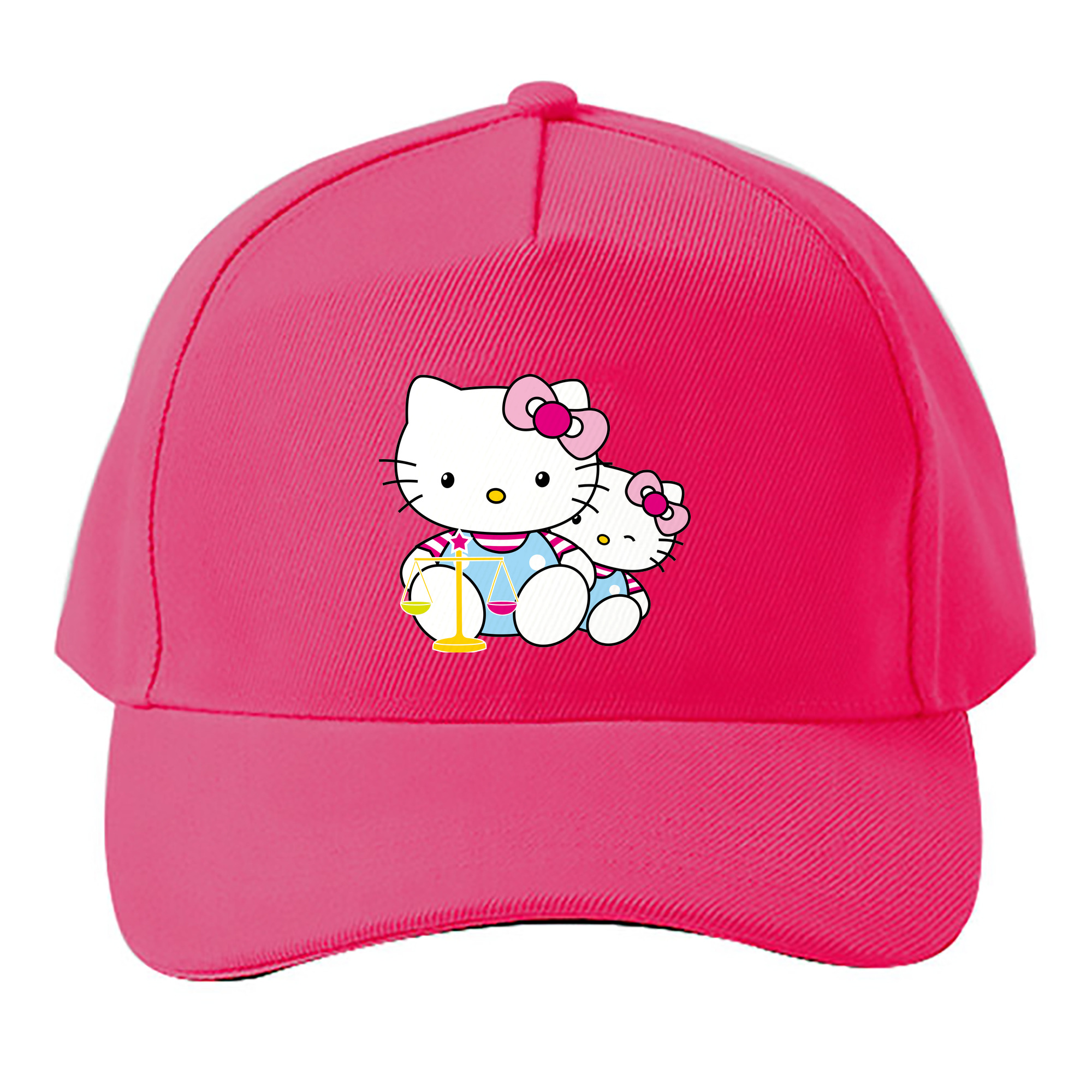 （画像用） Hello Kitty ハローキティ ベースボールキャップ 綿100％ 男女兼用 帽子 スポーツ