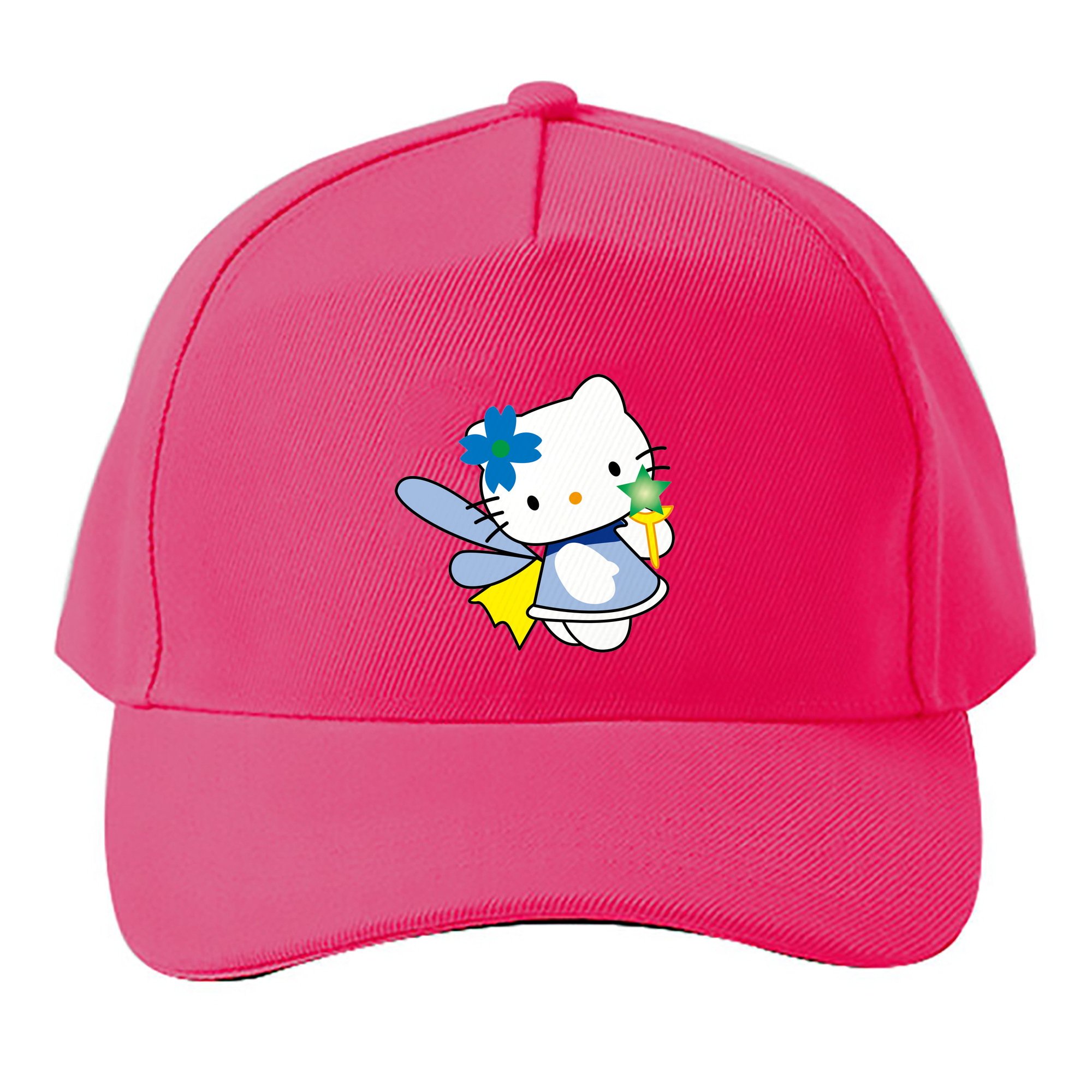 （画像用） Hello Kitty ハローキティ ベースボールキャップ 綿100％ 男女兼用 帽子 スポーツ