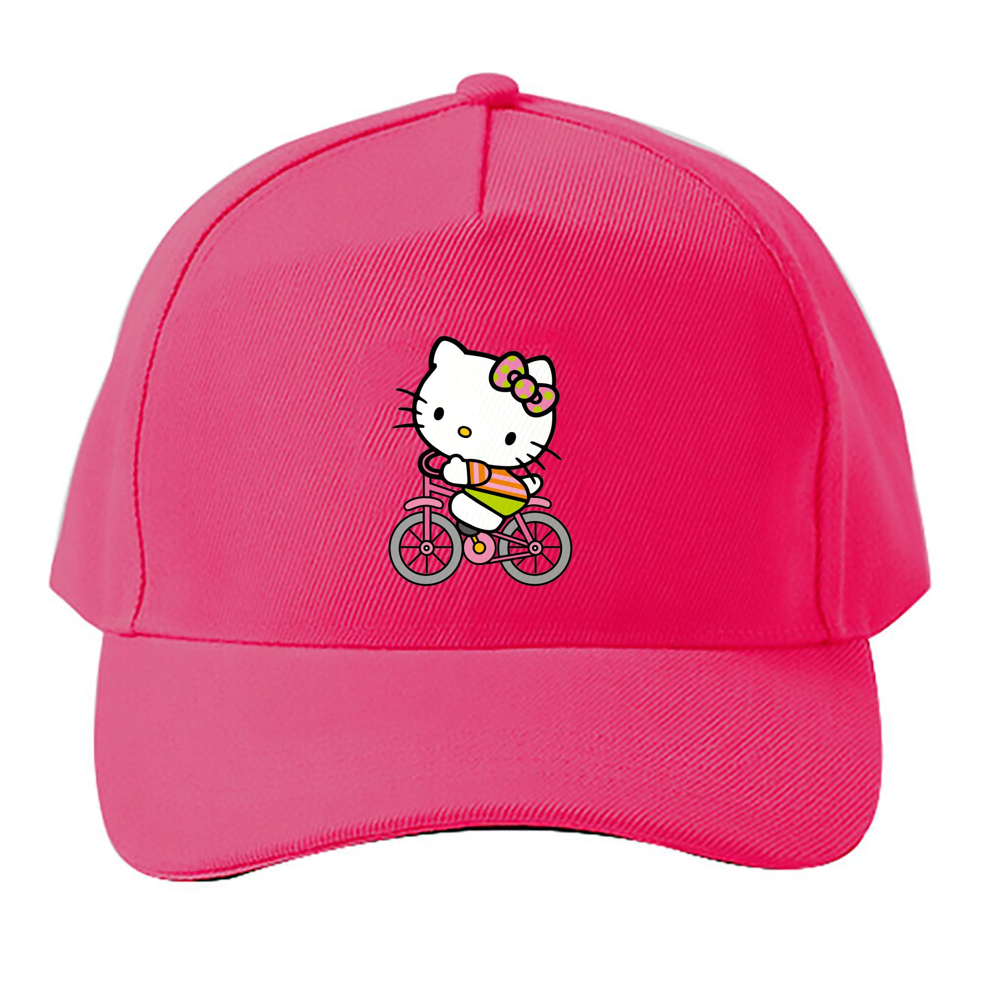 （画像用） Hello Kitty ハローキティ ベースボールキャップ 綿100％ 男女兼用 帽子 スポーツ