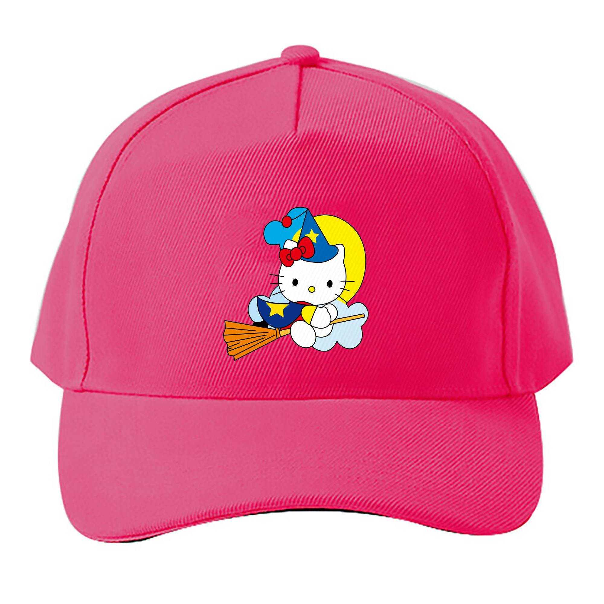 （画像用） Hello Kitty ハローキティ ベースボールキャップ 綿100％ 男女兼用 帽子 スポーツ