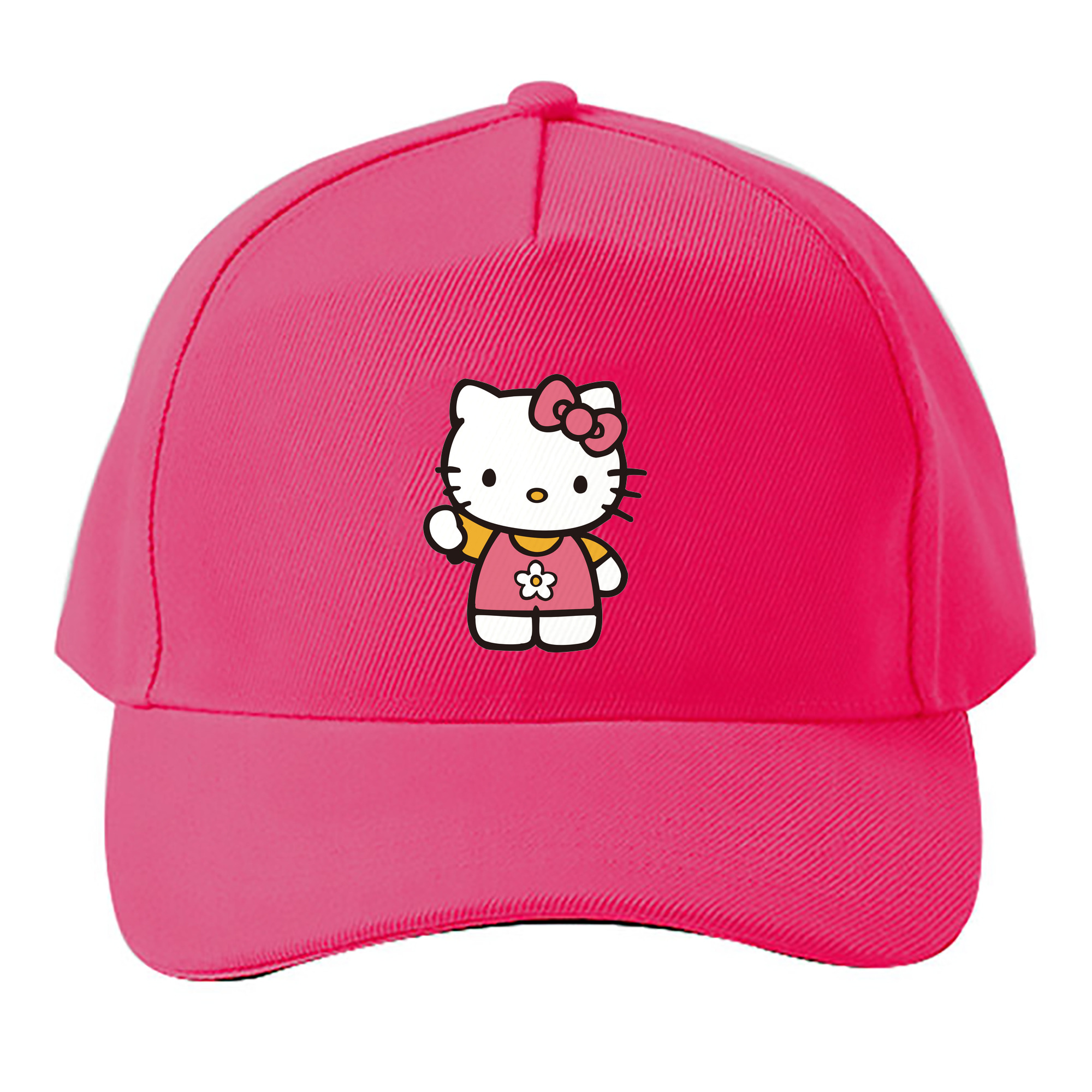（画像用） Hello Kitty ハローキティ ベースボールキャップ 綿100％ 男女兼用 帽子 スポーツ