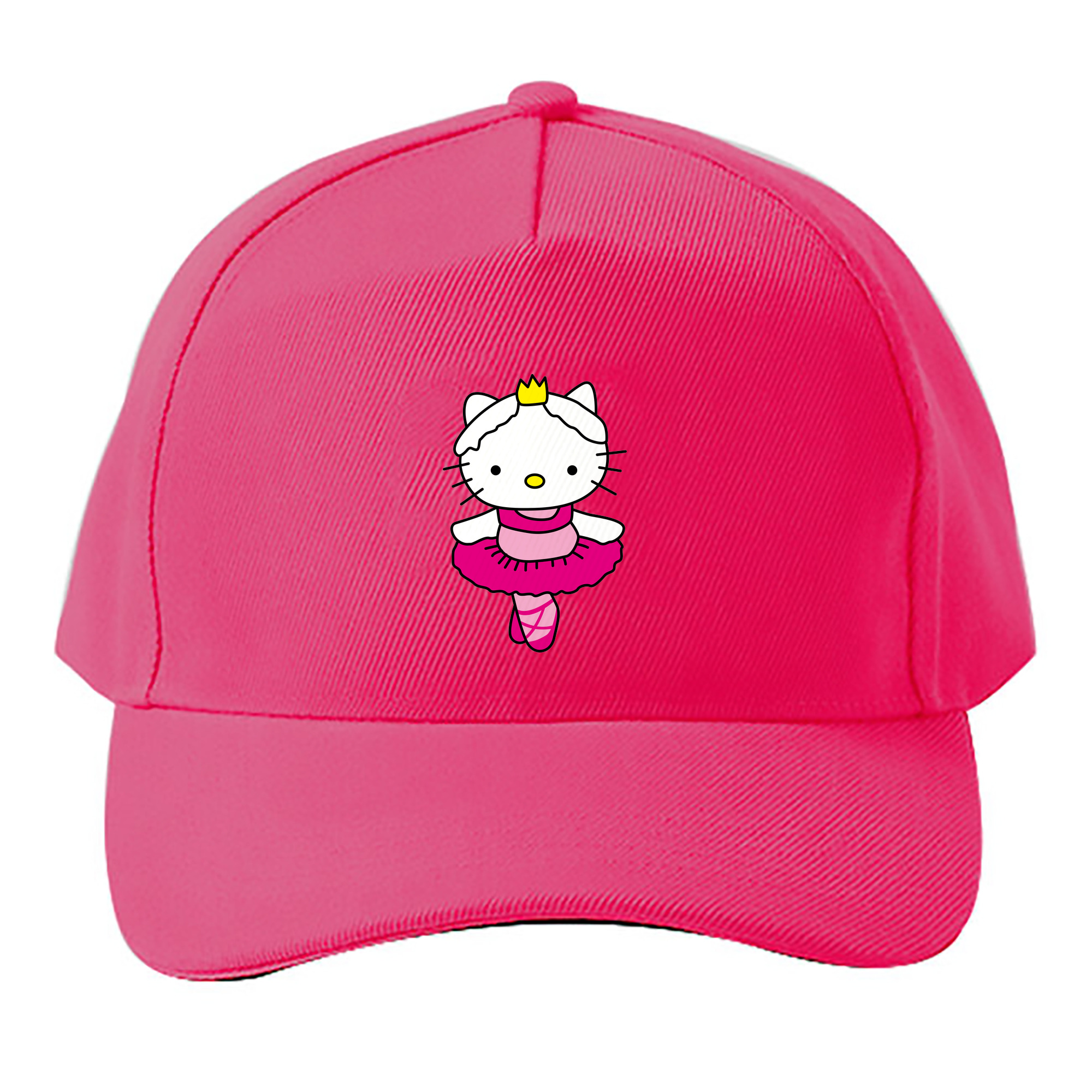 （画像用） Hello Kitty ハローキティ ベースボールキャップ 綿100％ 男女兼用 帽子 スポーツ