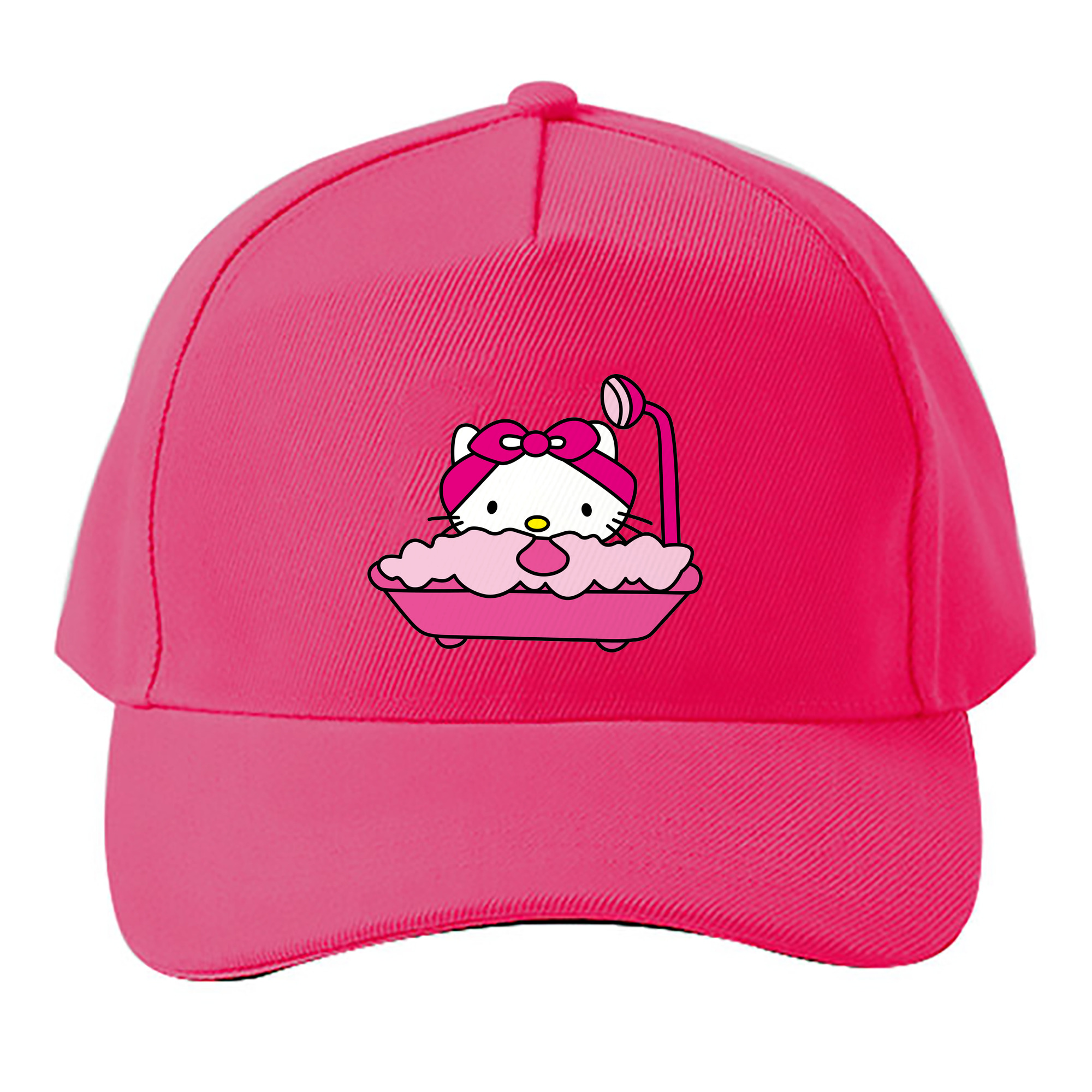 （画像用） Hello Kitty ハローキティ ベースボールキャップ 綿100％ 男女兼用 帽子 スポーツ