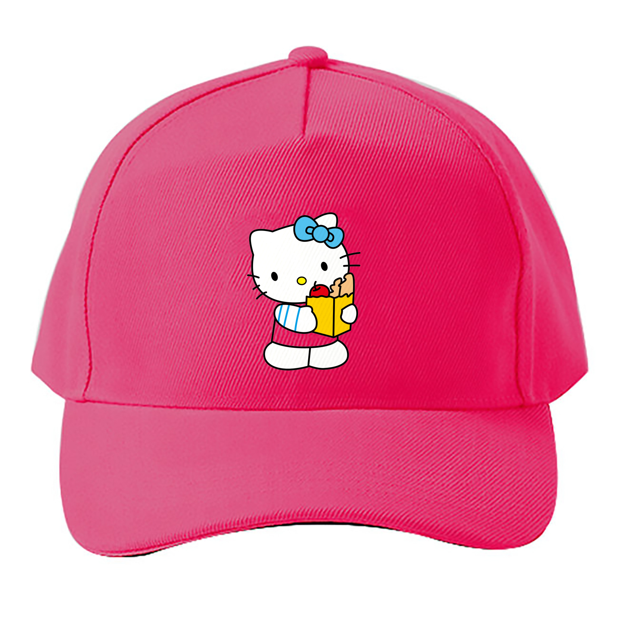 （画像用） Hello Kitty ハローキティ ベースボールキャップ 綿100％ 男女兼用 帽子 スポーツ