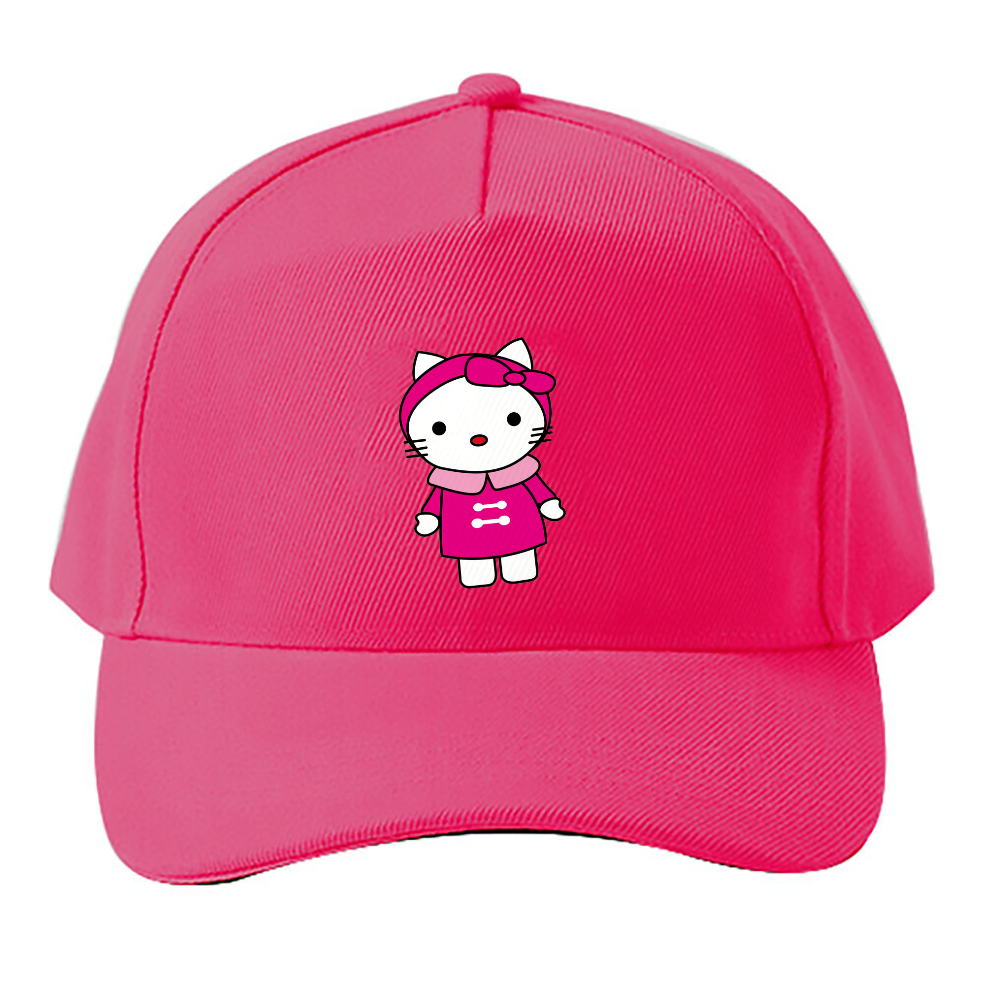 （画像用） Hello Kitty ハローキティ ベースボールキャップ 綿100％ 男女兼用 帽子 スポーツ