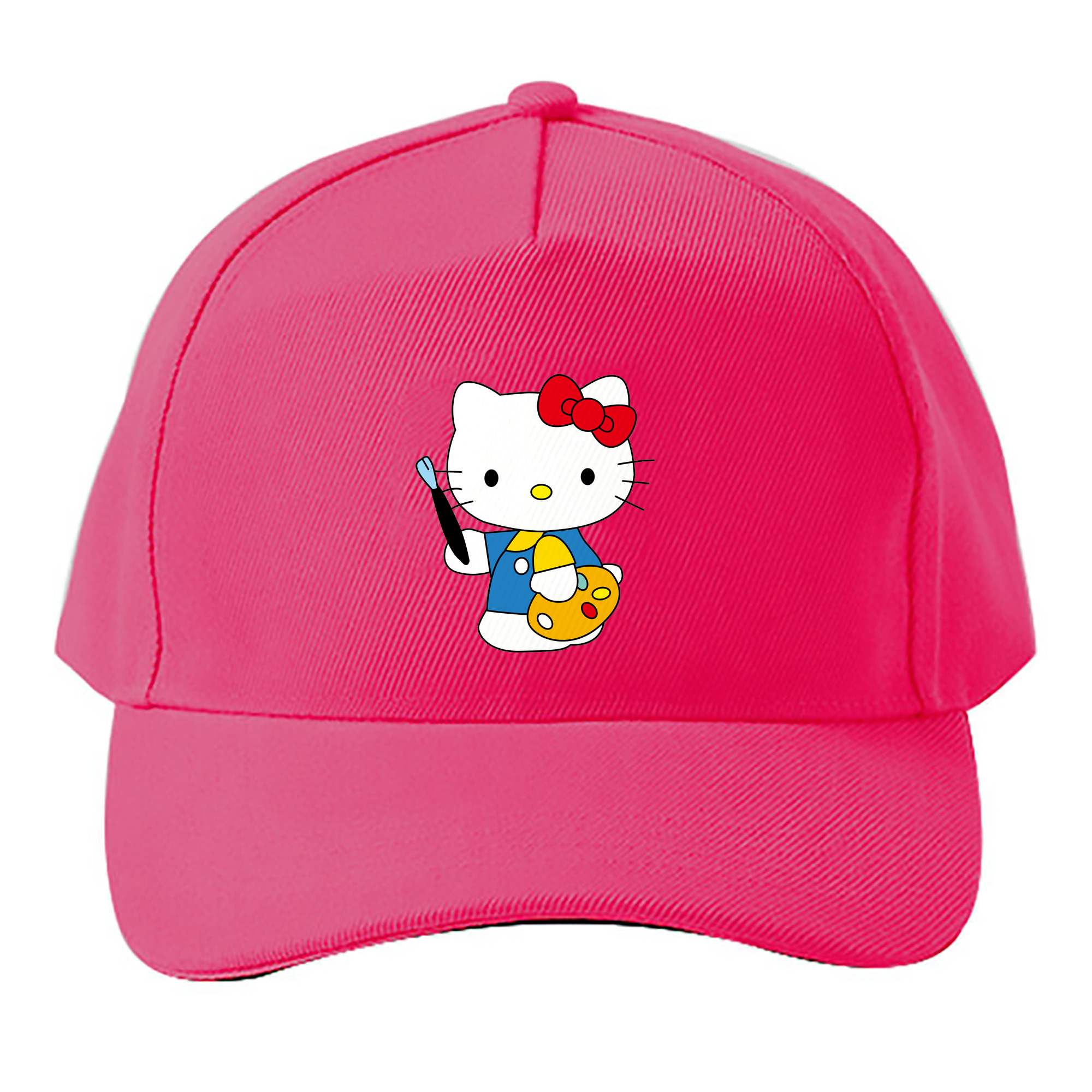 （画像用） Hello Kitty ハローキティ ベースボールキャップ 綿100％ 男女兼用 帽子 スポーツ