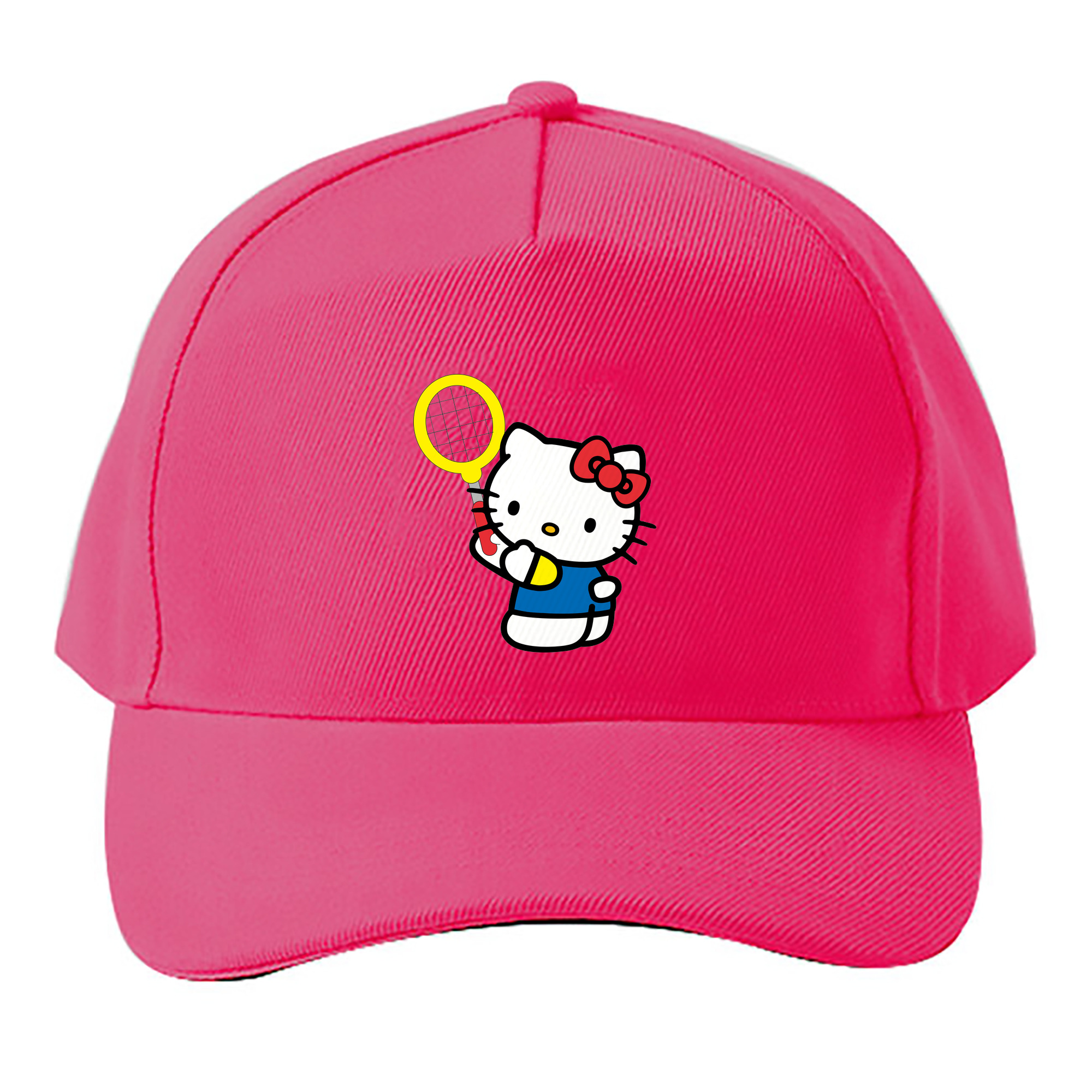 （画像用） Hello Kitty ハローキティ ベースボールキャップ 綿100％ 男女兼用 帽子 スポーツ