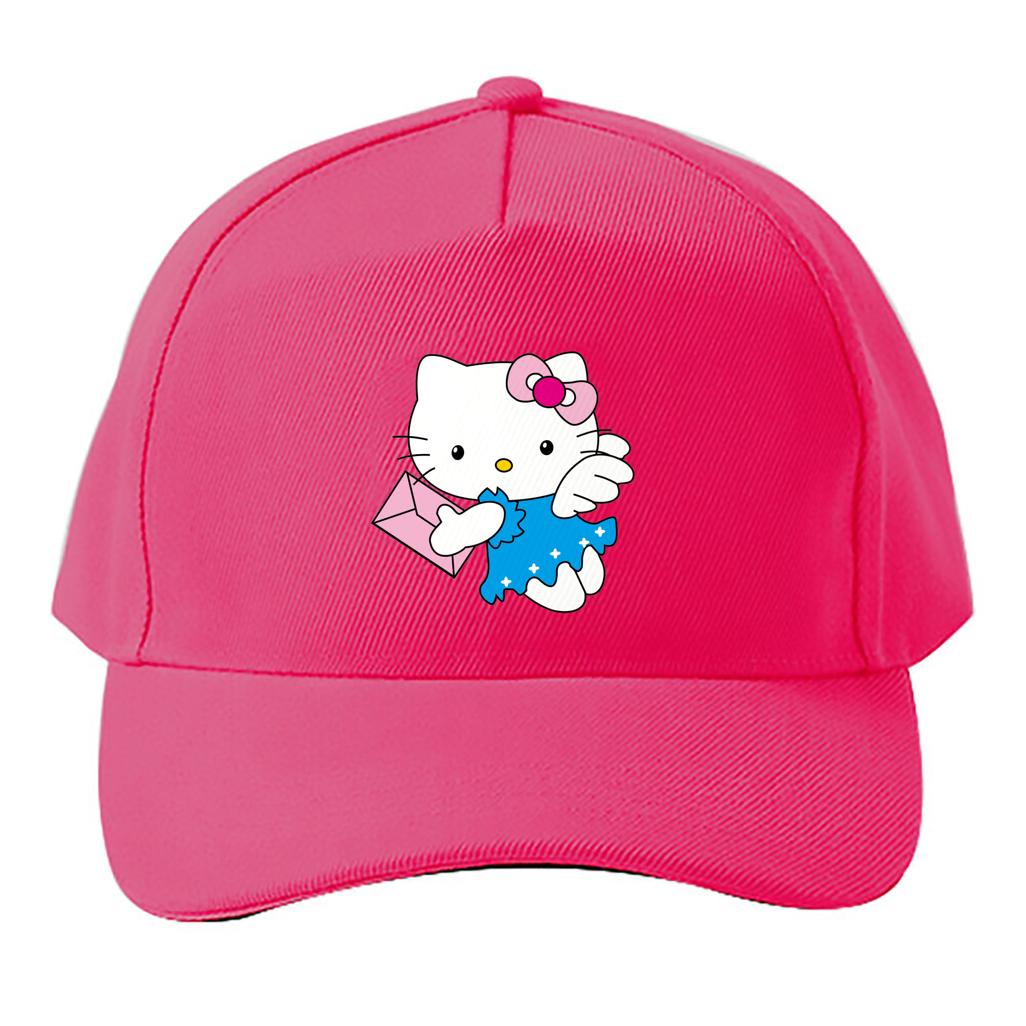 （画像用） Hello Kitty ハローキティ ベースボールキャップ 綿100％ 男女兼用 帽子 スポーツ