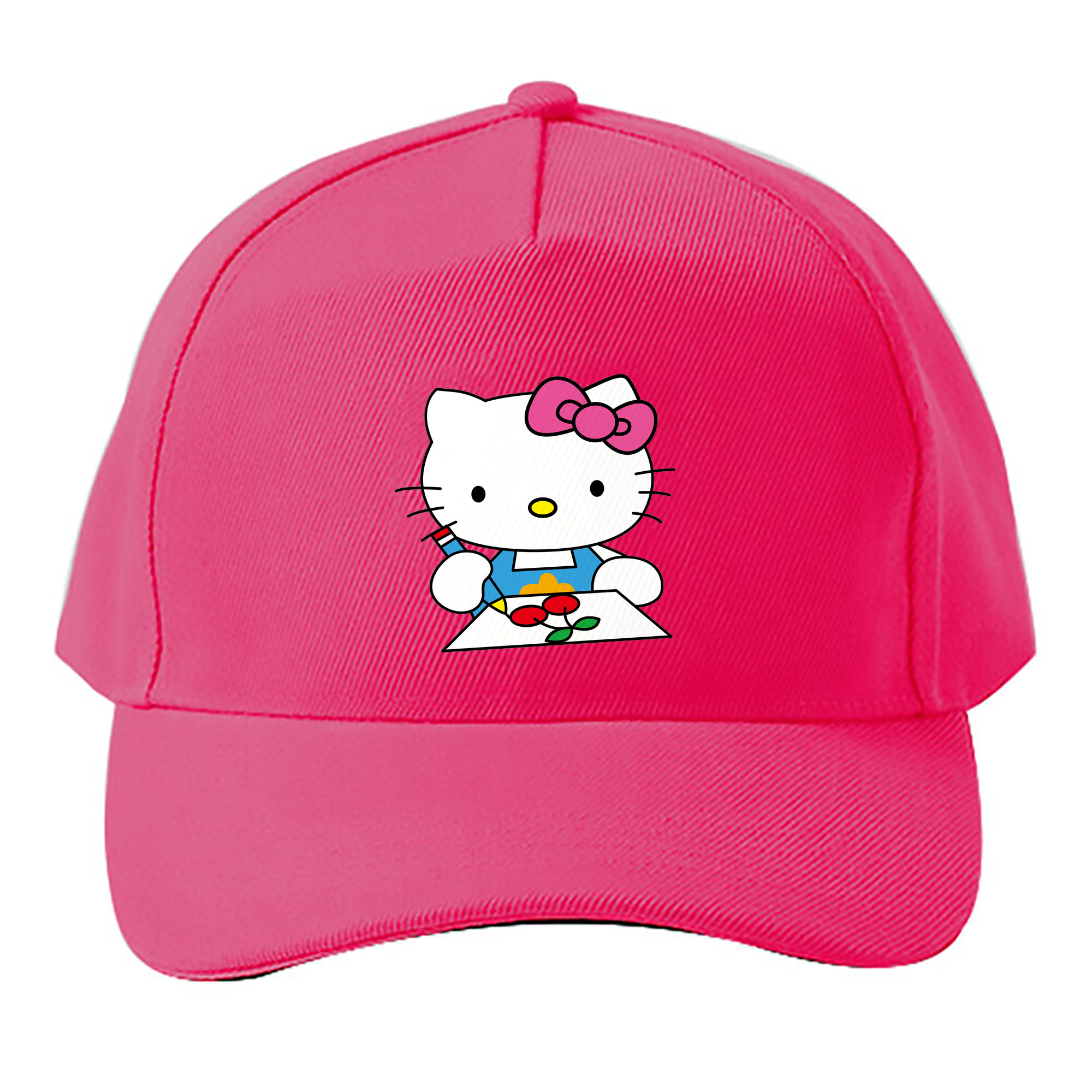（画像用） Hello Kitty ハローキティ ベースボールキャップ 綿100％ 男女兼用 帽子 スポーツ