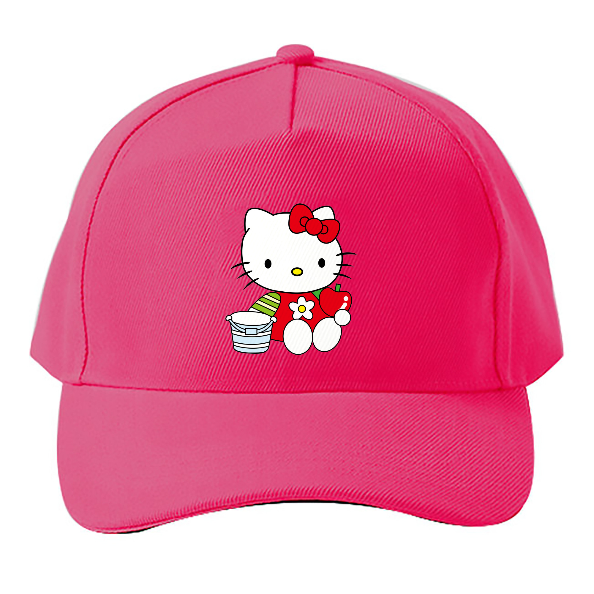 （画像用） Hello Kitty ハローキティ ベースボールキャップ 綿100％ 男女兼用 帽子 スポーツ
