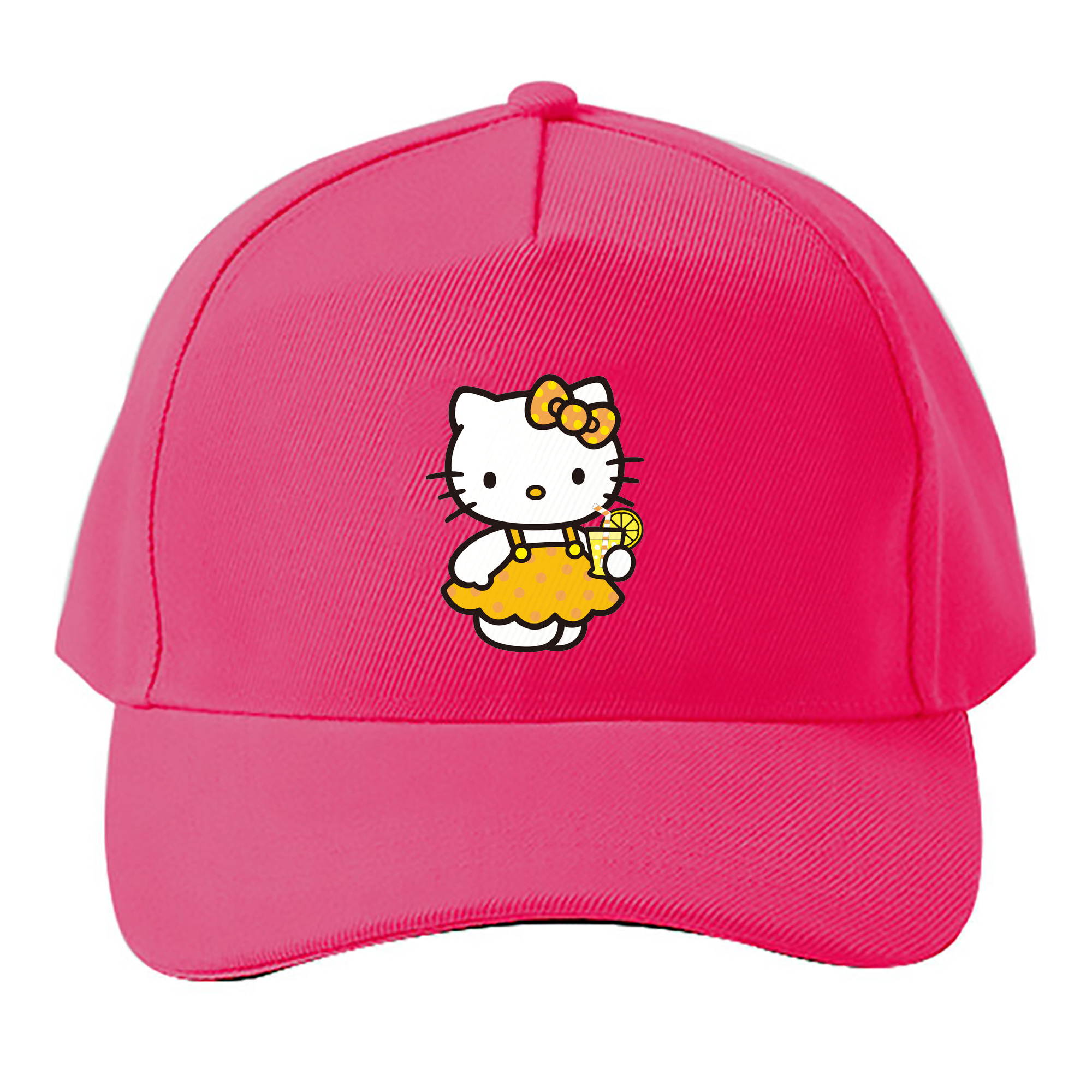 （画像用） Hello Kitty ハローキティ ベースボールキャップ 綿100％ 男女兼用 帽子 スポーツ