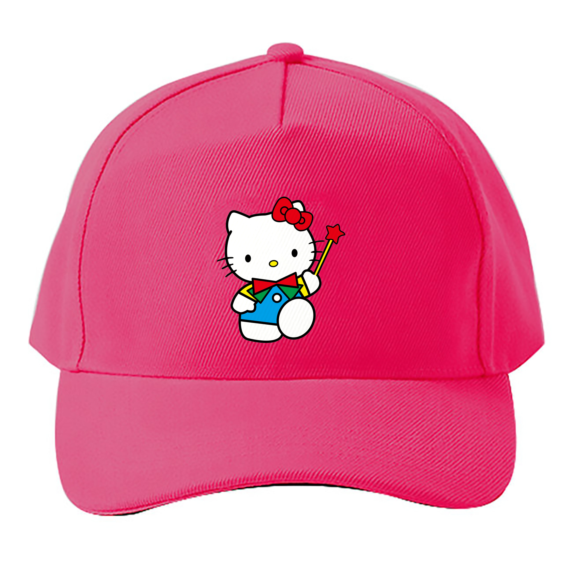 （画像用） Hello Kitty ハローキティ ベースボールキャップ 綿100％ 男女兼用 帽子 スポーツ