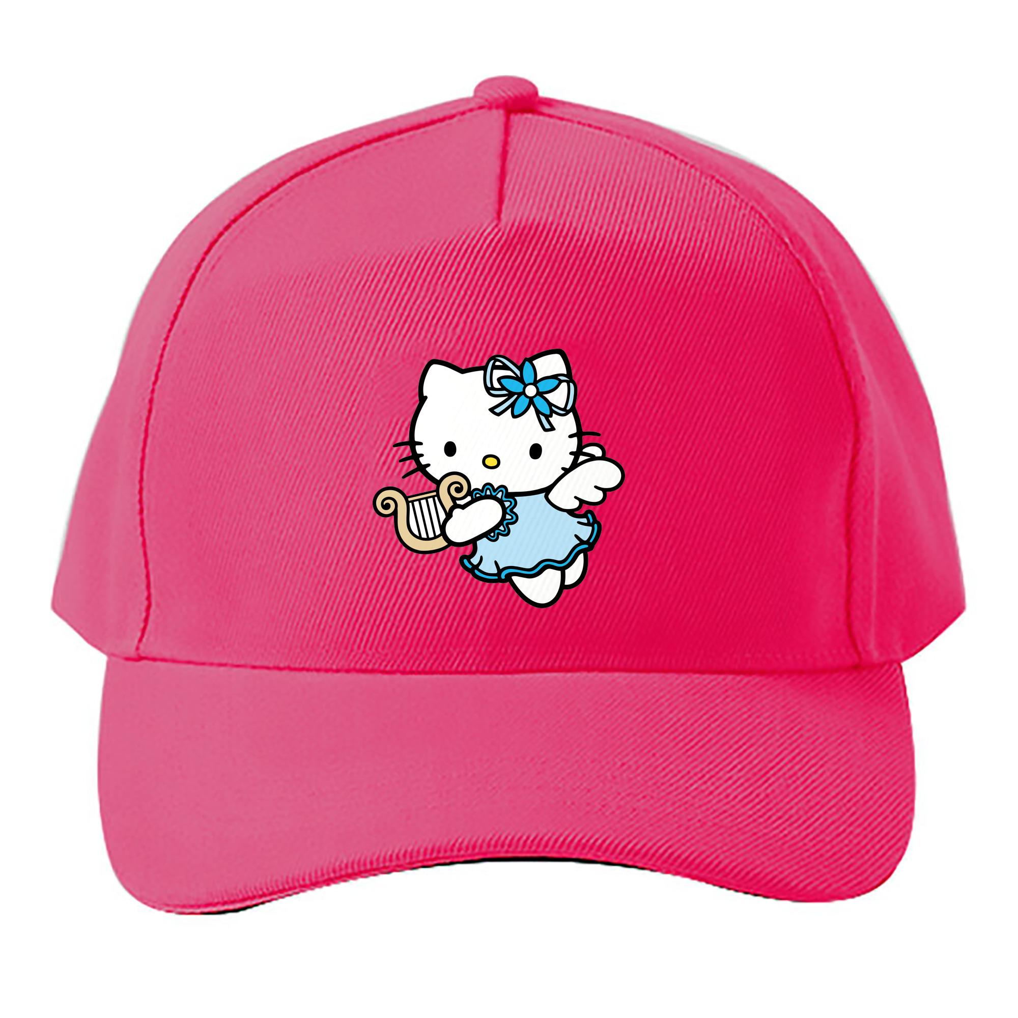 （画像用） Hello Kitty ハローキティ ベースボールキャップ 綿100％ 男女兼用 帽子 スポーツ