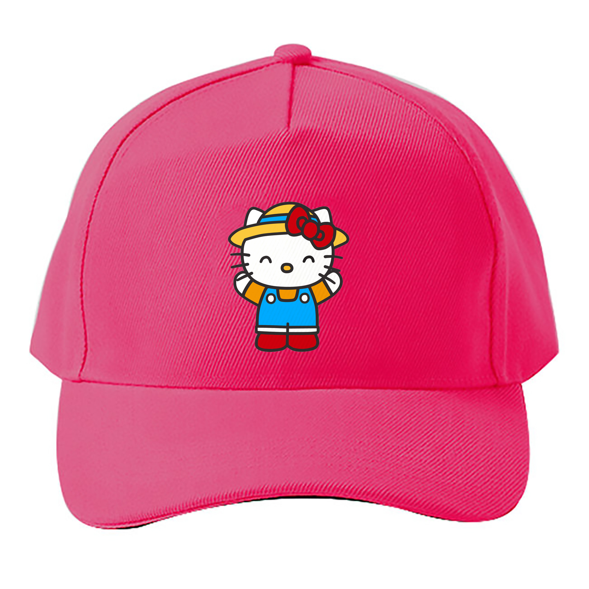 （画像用） Hello Kitty ハローキティ ベースボールキャップ 綿100％ 男女兼用 帽子 スポーツ