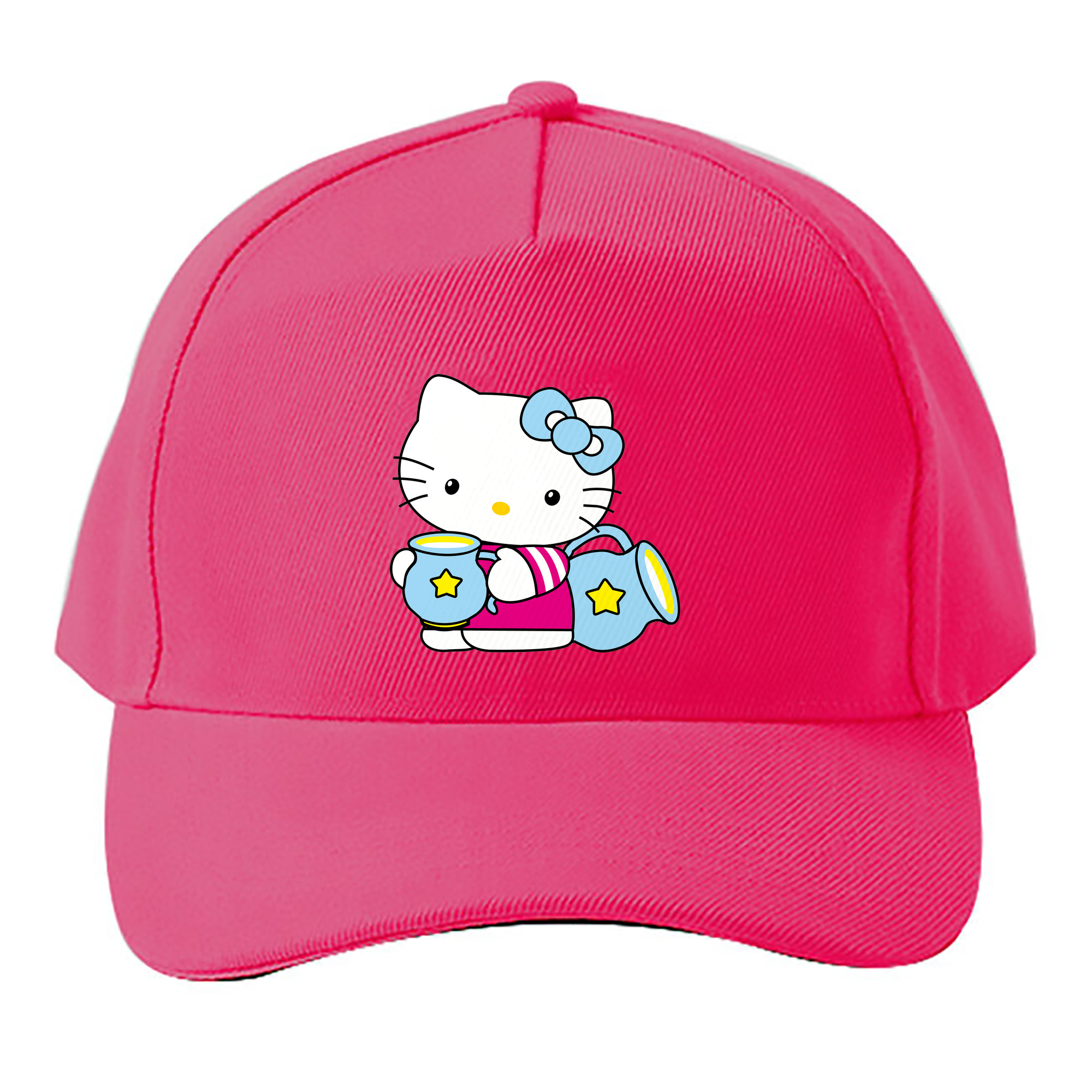 （画像用） Hello Kitty ハローキティ ベースボールキャップ 綿100％ 男女兼用 帽子 スポーツ
