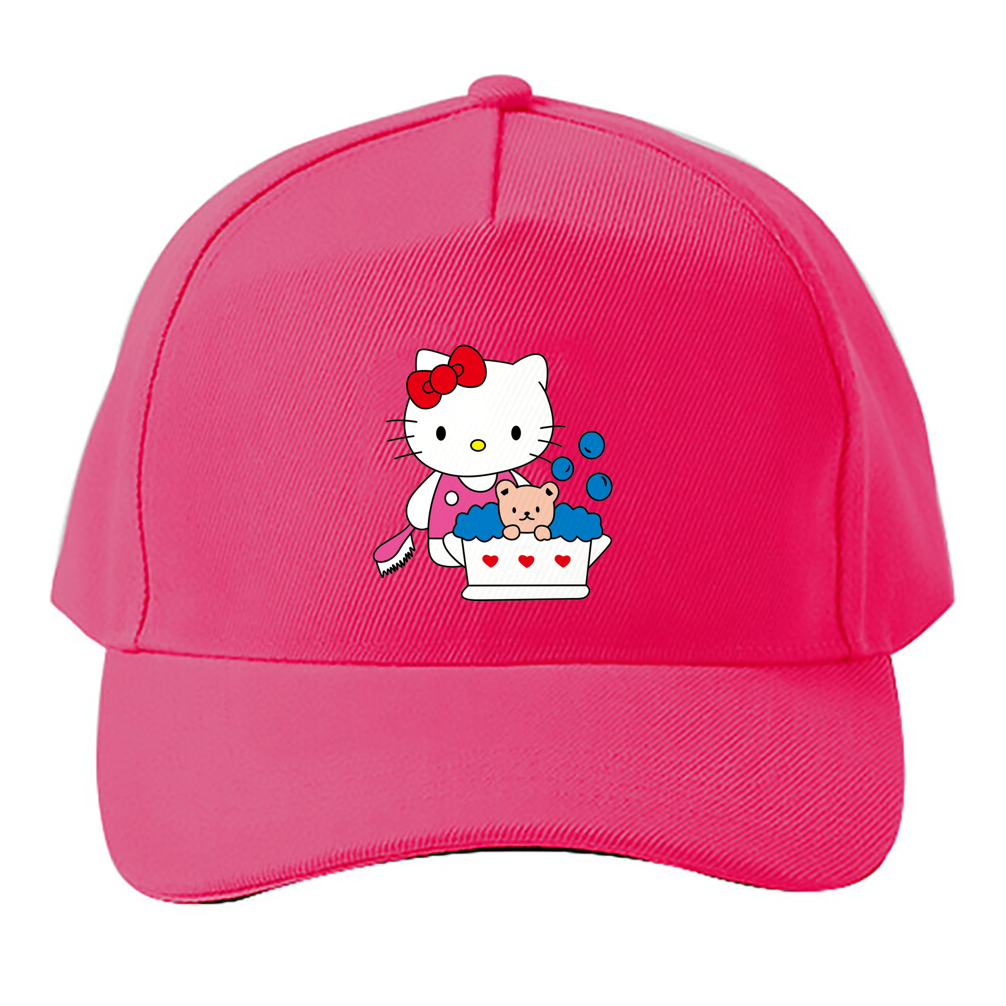 （画像用） Hello Kitty ハローキティ ベースボールキャップ 綿100％ 男女兼用 帽子 スポーツ