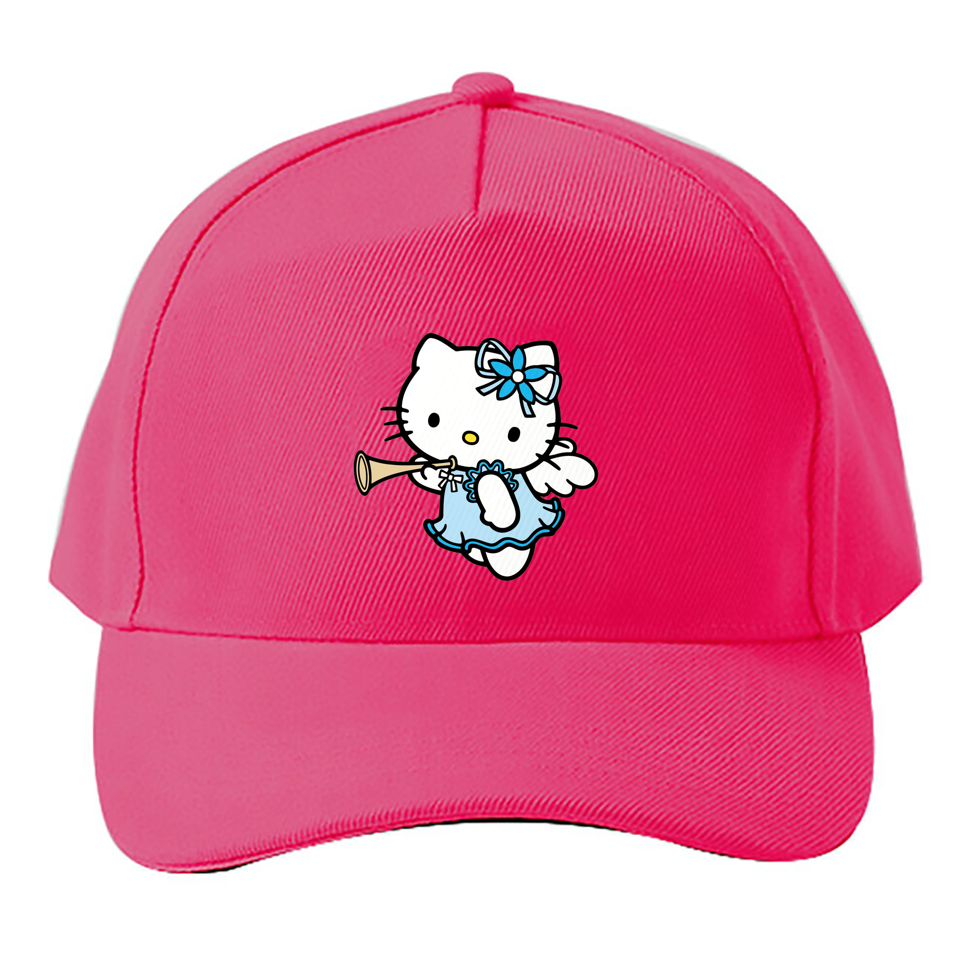 （画像用） Hello Kitty ハローキティ ベースボールキャップ 綿100％ 男女兼用 帽子 スポーツ