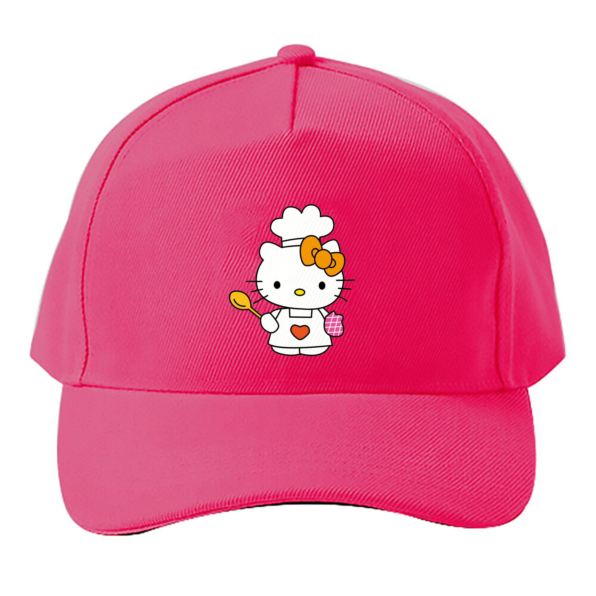 （画像用） Hello Kitty ハローキティ ベースボールキャップ 綿100％ 男女兼用 帽子 スポーツ